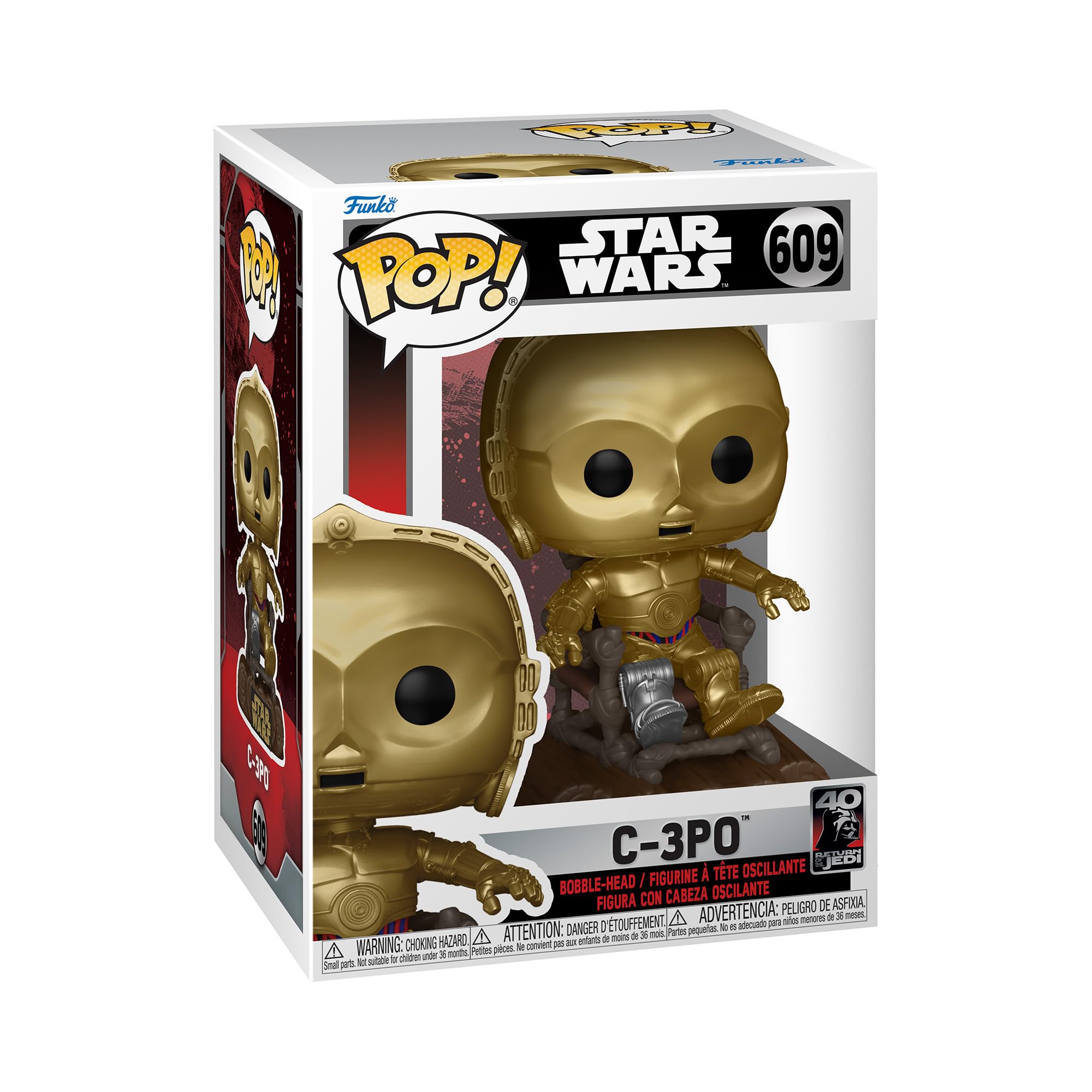 Funko Pop! Star Wars: Return of the Jedi 40th Anniversary - C-3PO in Chair Vinyl Figure