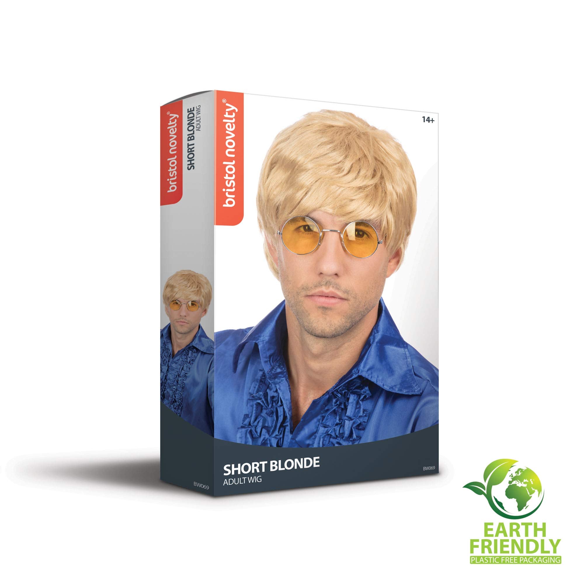 Bristol Novelty Short Blonde Male Wig BW069 - One Size Costume Accessory for Halloween, Themed Parties & Dress Up