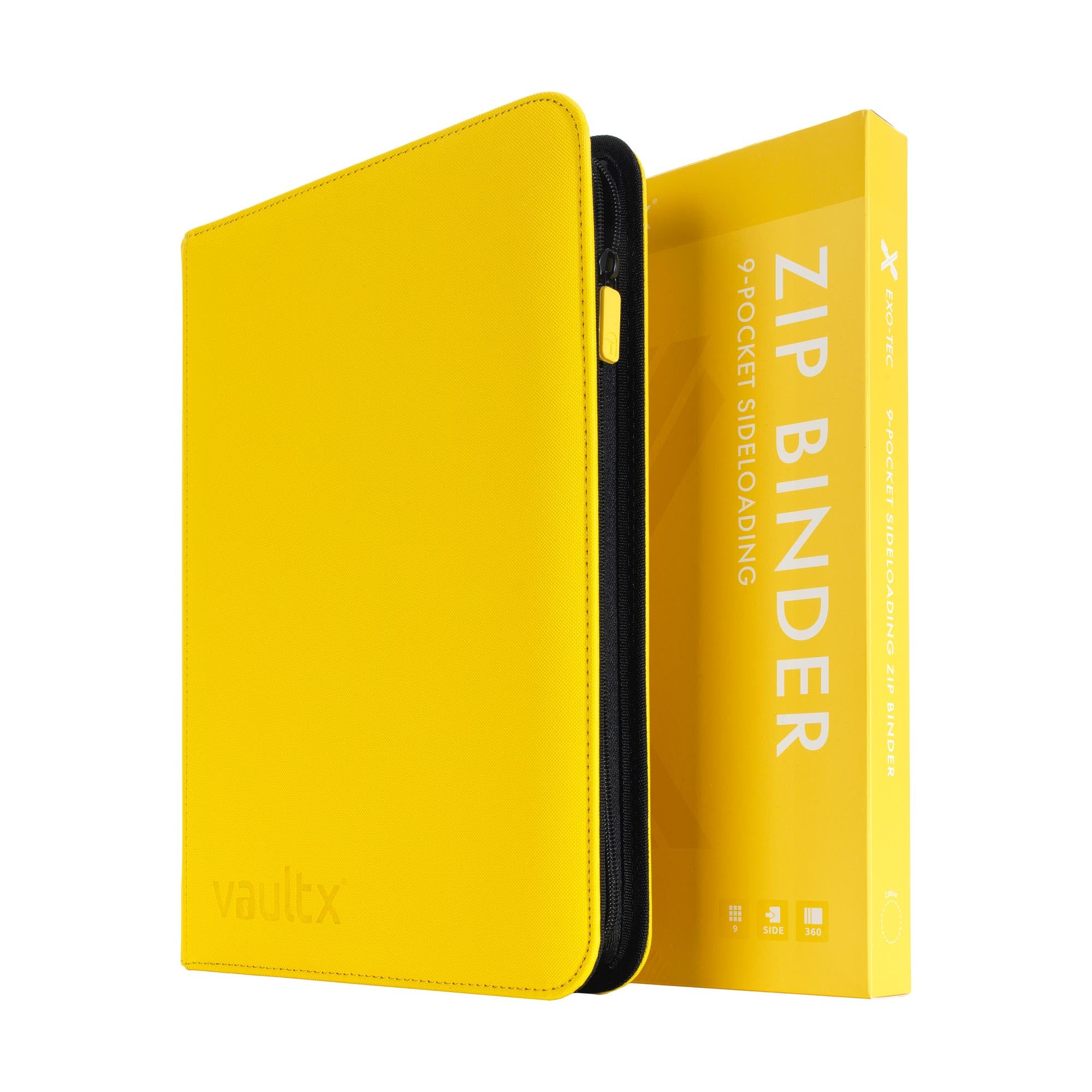 Vault X 9 Pocket Trading Card Zip Binder for Board Games & Card Games - Holds 360 Cards