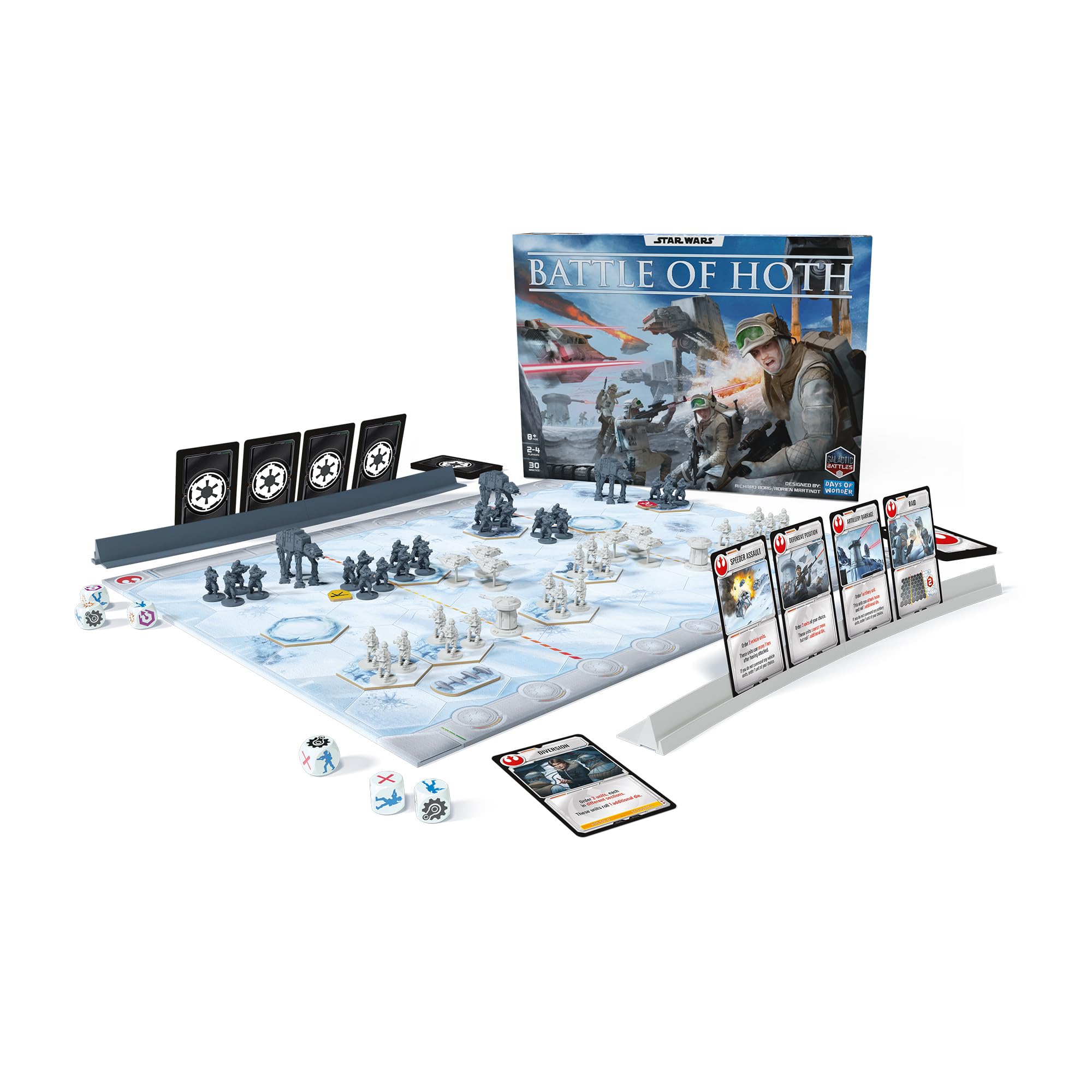 Asmodee Star Wars: Battle of Hoth Miniatures Board Game
