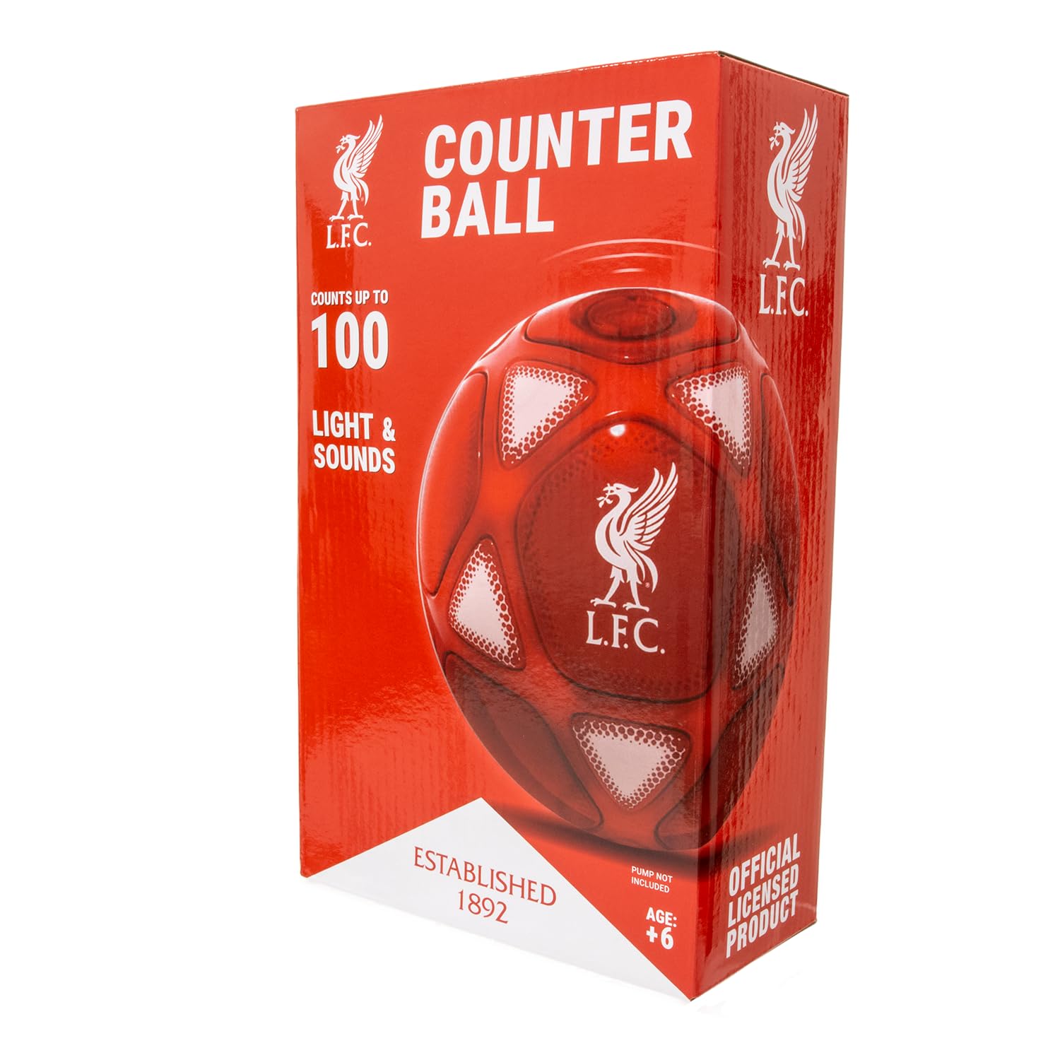Smart Ball Liverpool Counter Ball - Counting Football with Lights & Sounds for Kids 6+