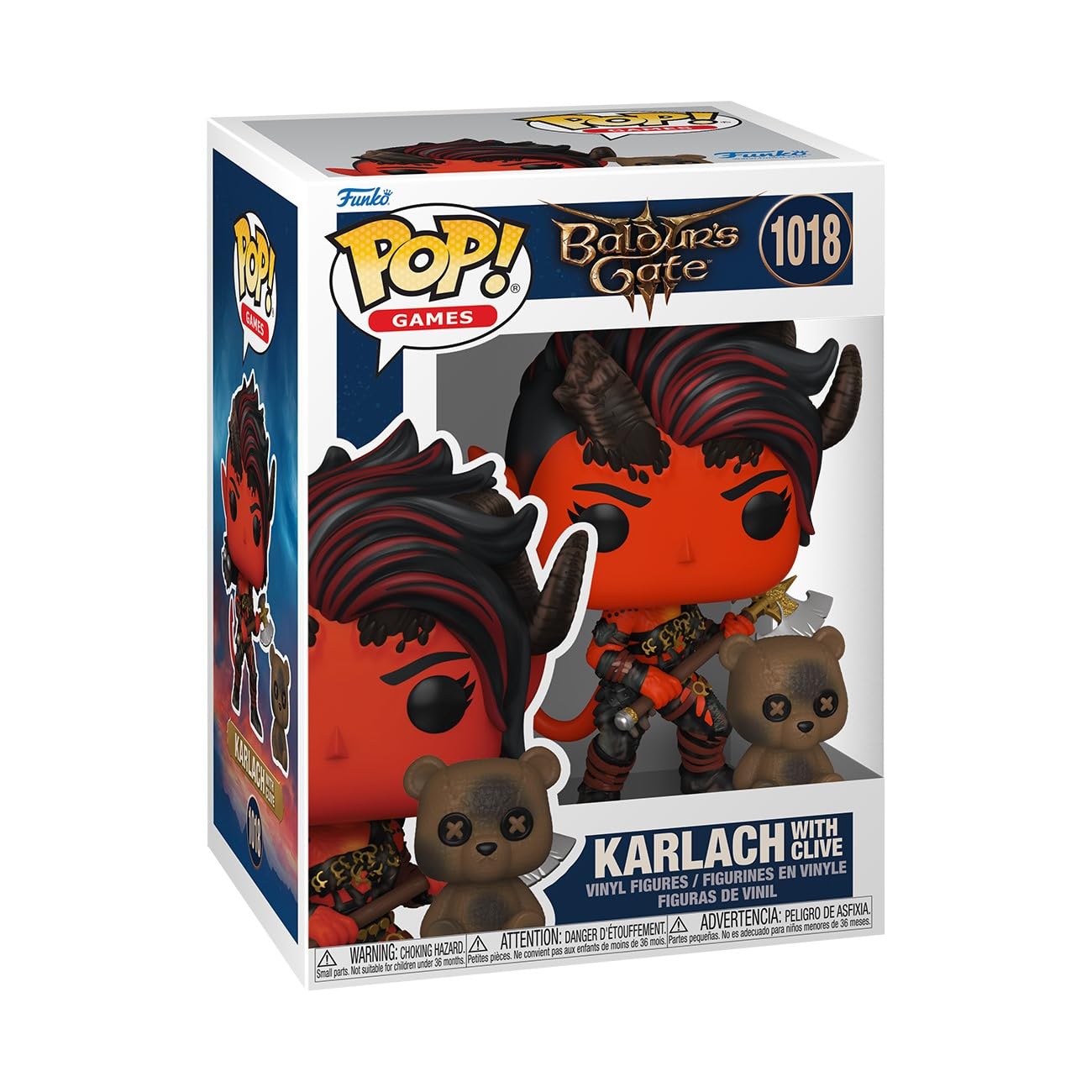 Funko Pop! Gaming Baldur's Gate 3 - Karlach & Clive Vinyl Figure Set