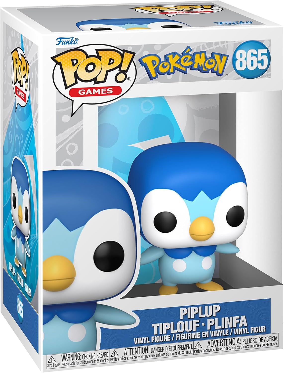 Funko Pop! Games: Pokémon - Piplup Vinyl Figure (74213)
