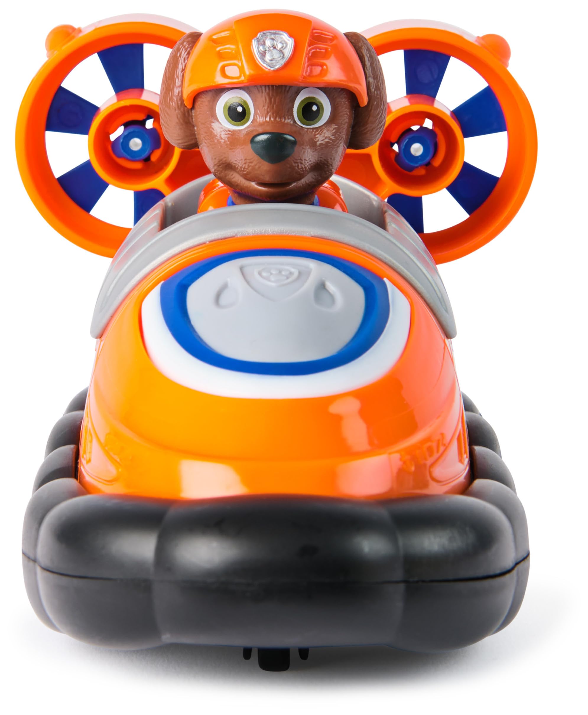 Paw Patrol Zuma's Hovercraft with Collectible Action Figure - Sustainably Made Vehicle Toy for Kids 3+