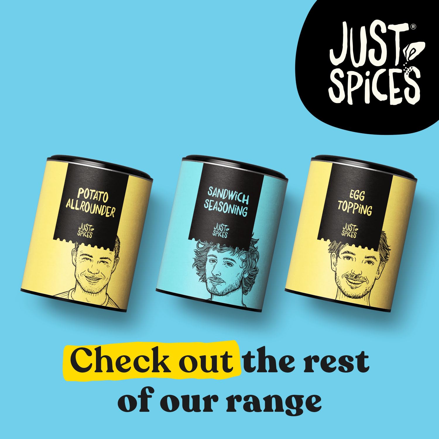 Just Spices Sandwich Seasoning, 50g – Natural Herb & Spice Mix for Sandwiches, Pitas, Bagels & More