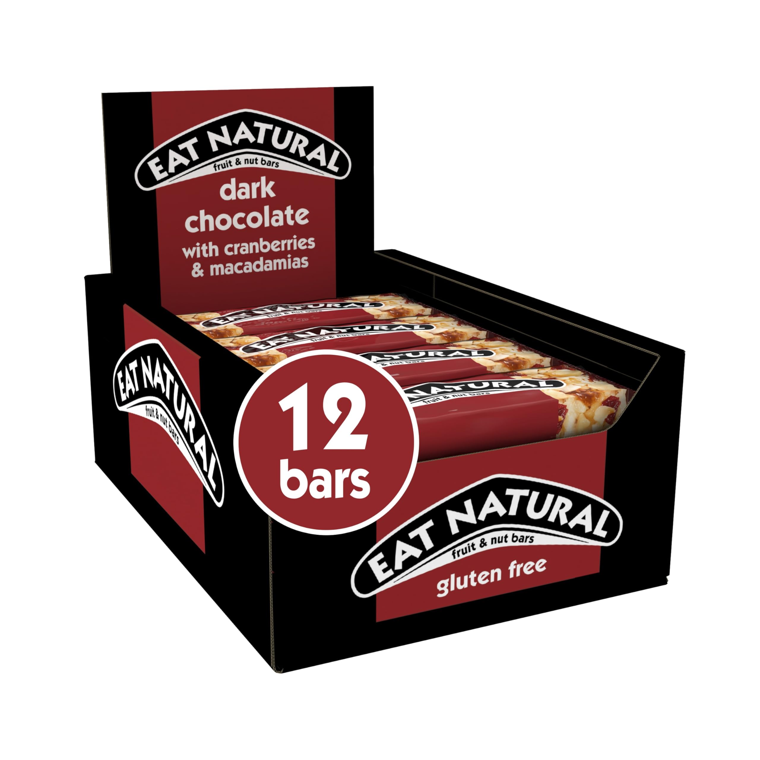 Eat Natural - Dark Chocolate with Cranberries & Macadamias Fruit & Nut Bars