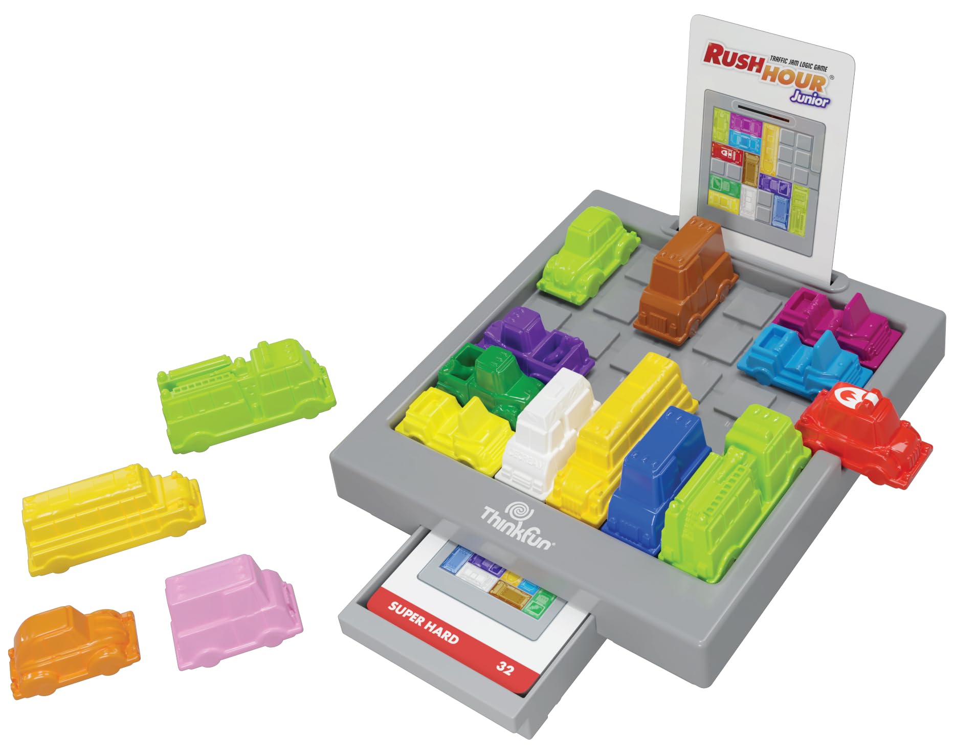 ThinkFun Rush Hour Junior - Traffic Jam Logic Brain Challenge STEM Game
