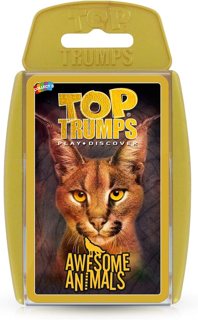 Awesome Animals Top Trumps Card Game