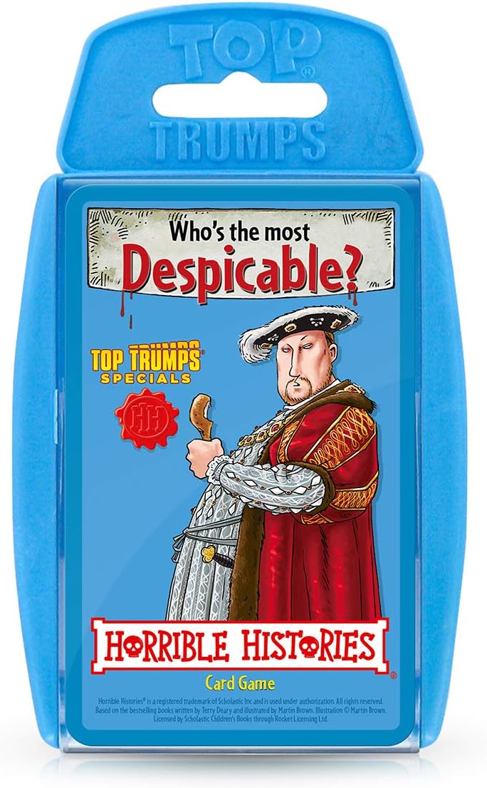 Horrible Histories Top Trumps Specials Card Game