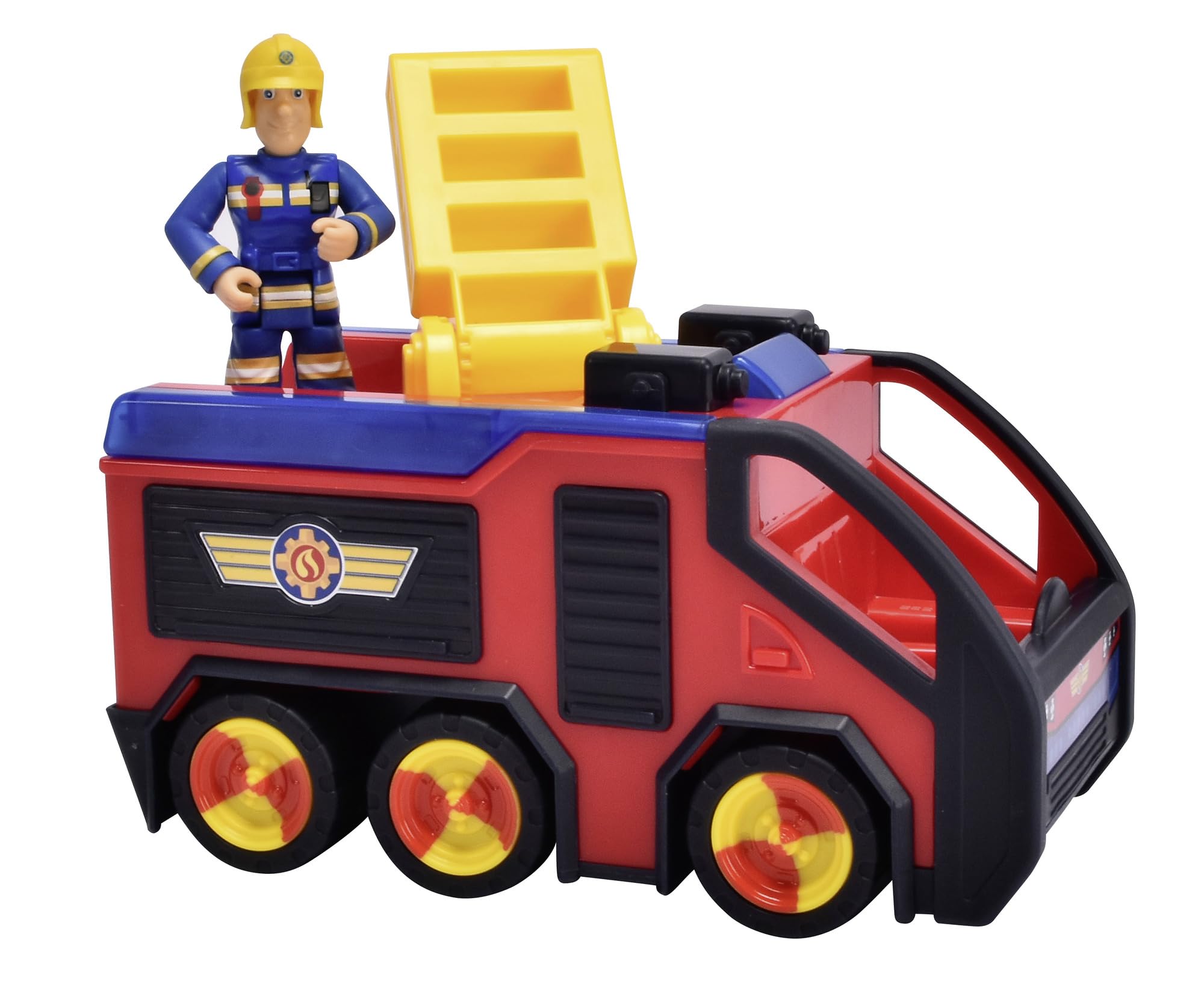 Fireman Sam Junior Jupiter Vehicle with Sam Figure - Action-Packed Rescue Playset for Kids
