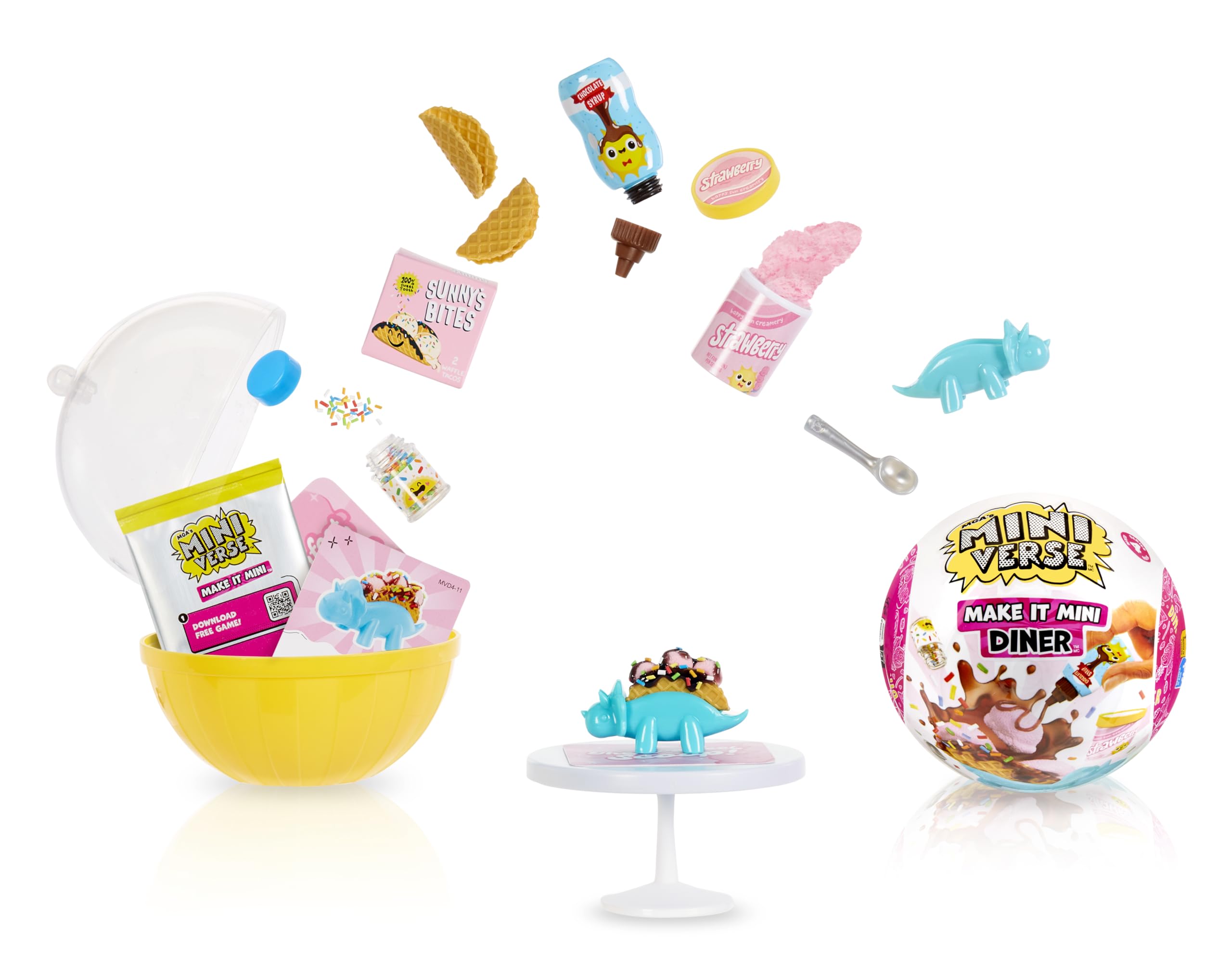 MGA's Miniverse Make It Mini Diner Series 4 - DIY Mini Collectibles with Resin Crafting