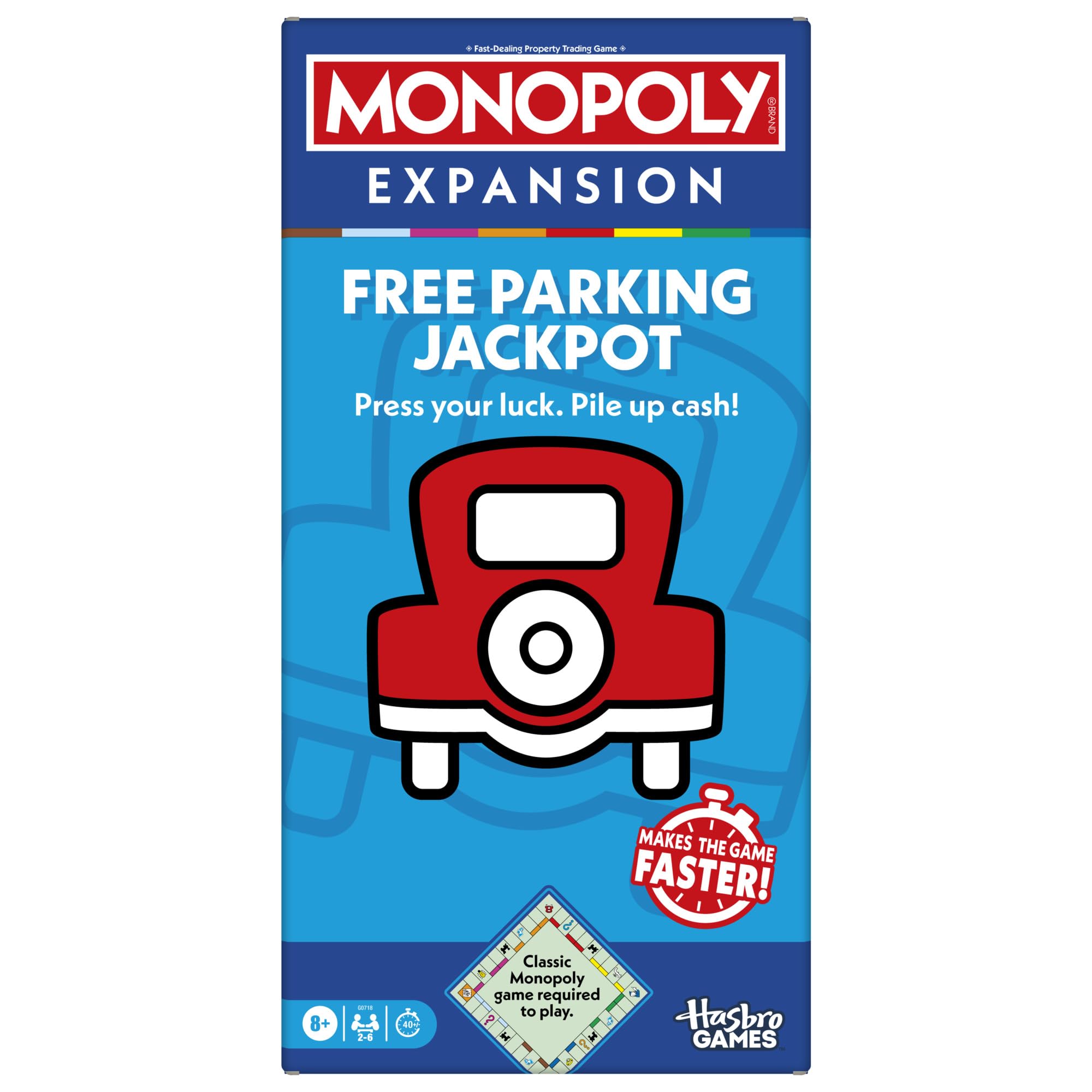 Monopoly Free Parking Jackpot Expansion Pack for Classic Monopoly Game - English Version