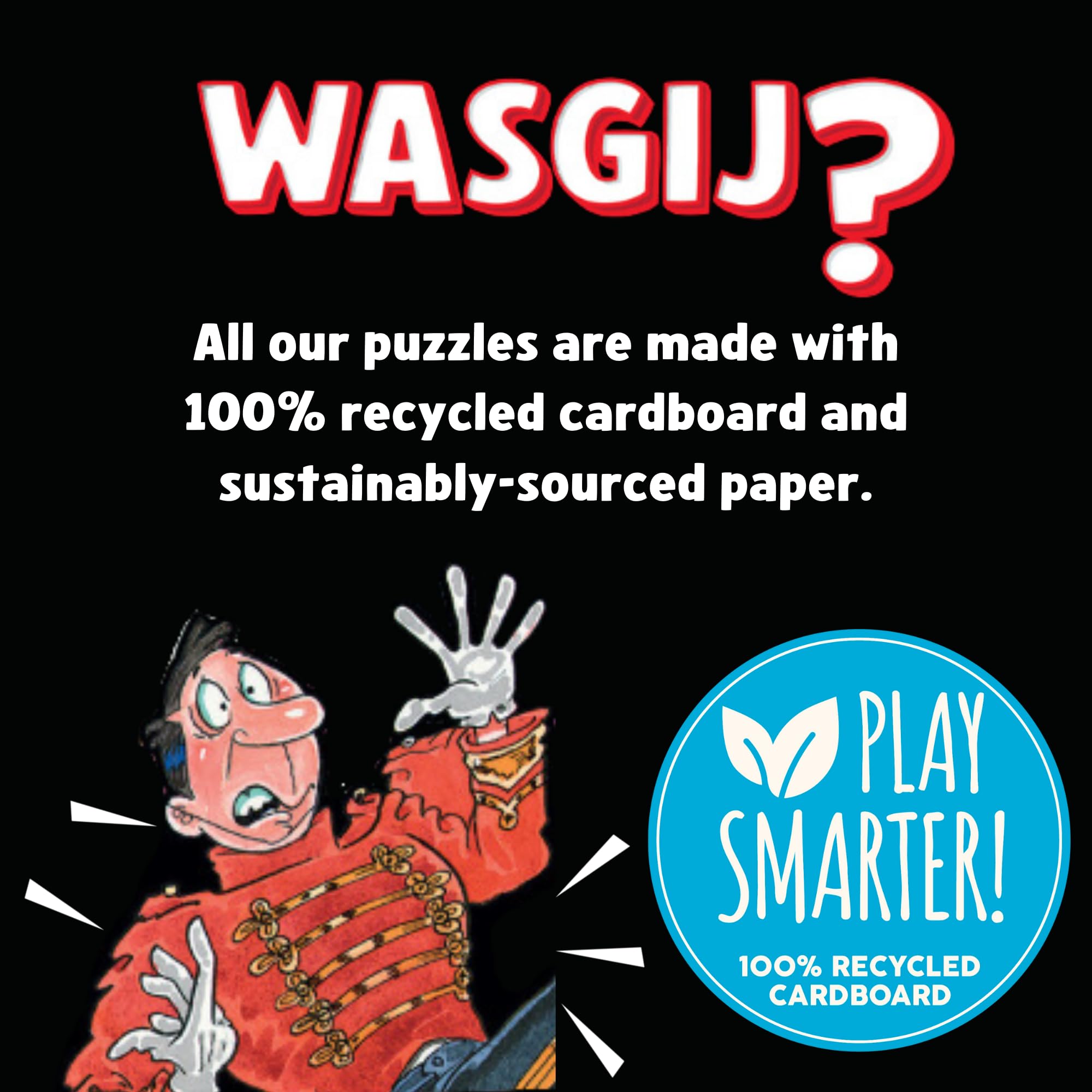 Wasgij Retro Mystery 9: The Great Train Robbery - 1000 Piece Puzzle for Adults