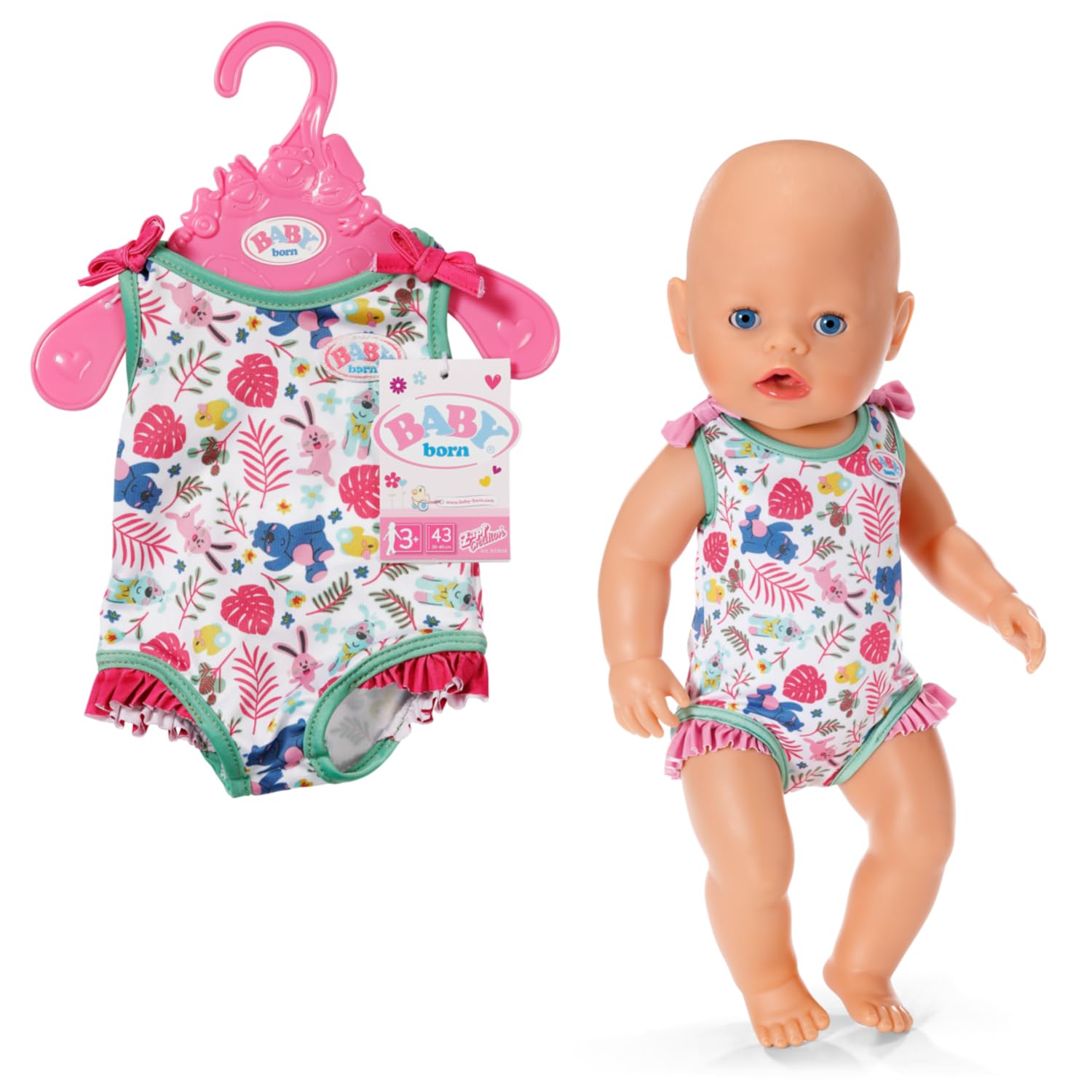 BABY born Swimsuits 833636 - 2 Assorted Styles for Dolls up to 43cm