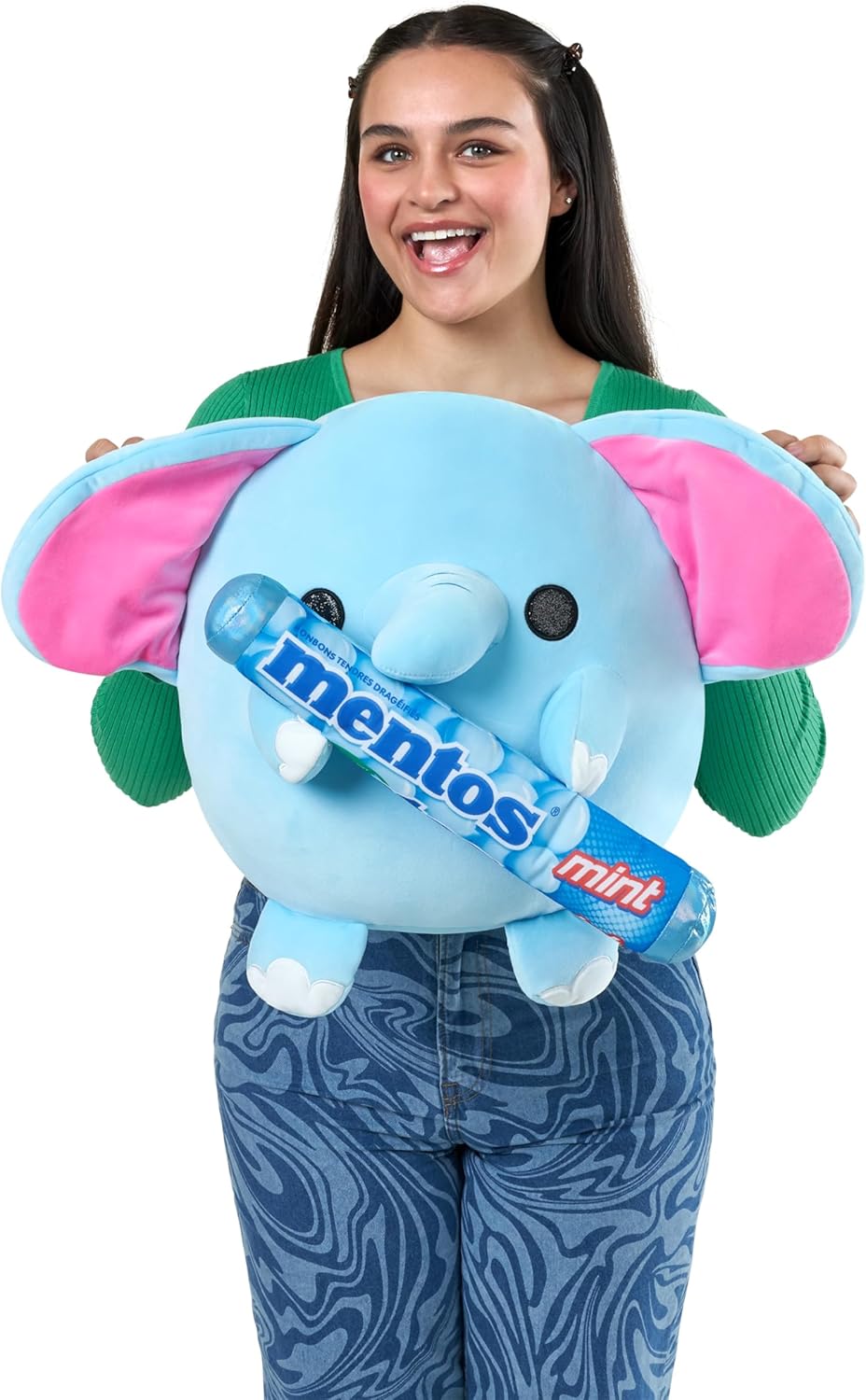 Snackles Super Sized 35 cm Elephant (Mentos) Plush - ZURU Cuddly Squishy Comfort Toy
