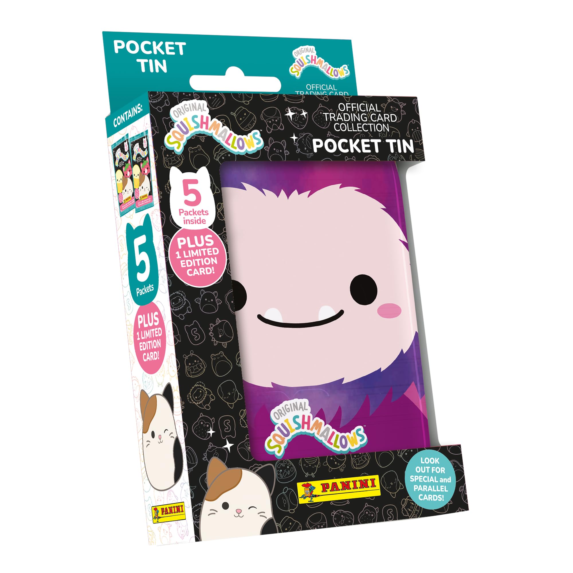 Panini Squishmallows Official Trading Card Collection - Pocket Tin