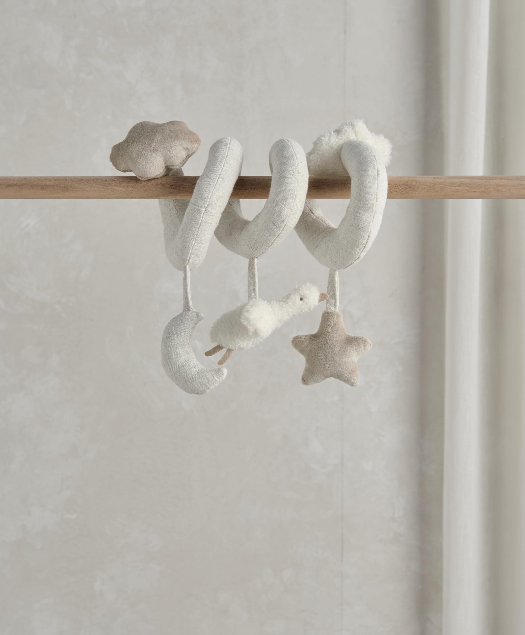 Mamas & Papas Duckling Travel Spiral Activity Toy - Sensory Development for Babies & Toddlers