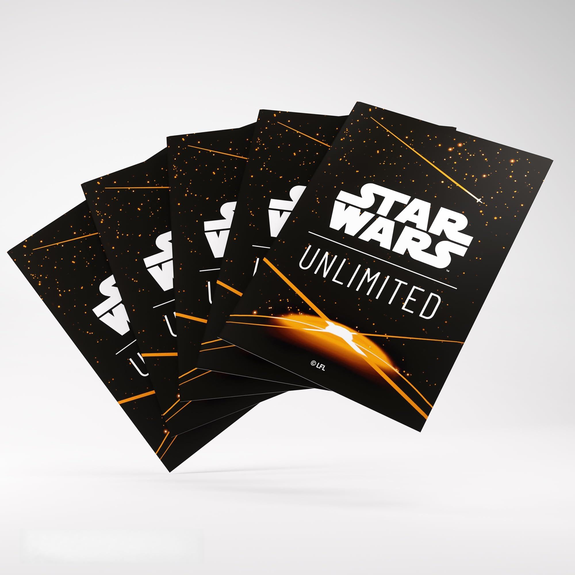 Gamegenic Star Wars: Unlimited Card Game Art Sleeves - Orange