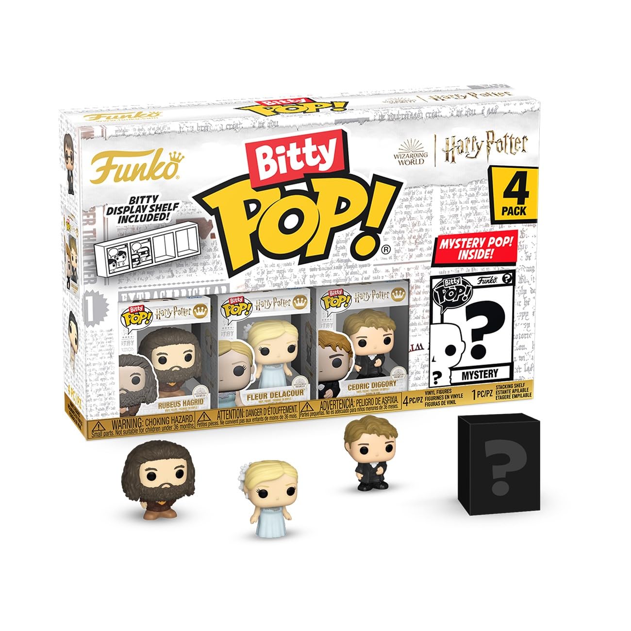Funko Bitty Pop! Harry Potter - Hagrid Vinyl Figure 4-Pack with Mystery Mini