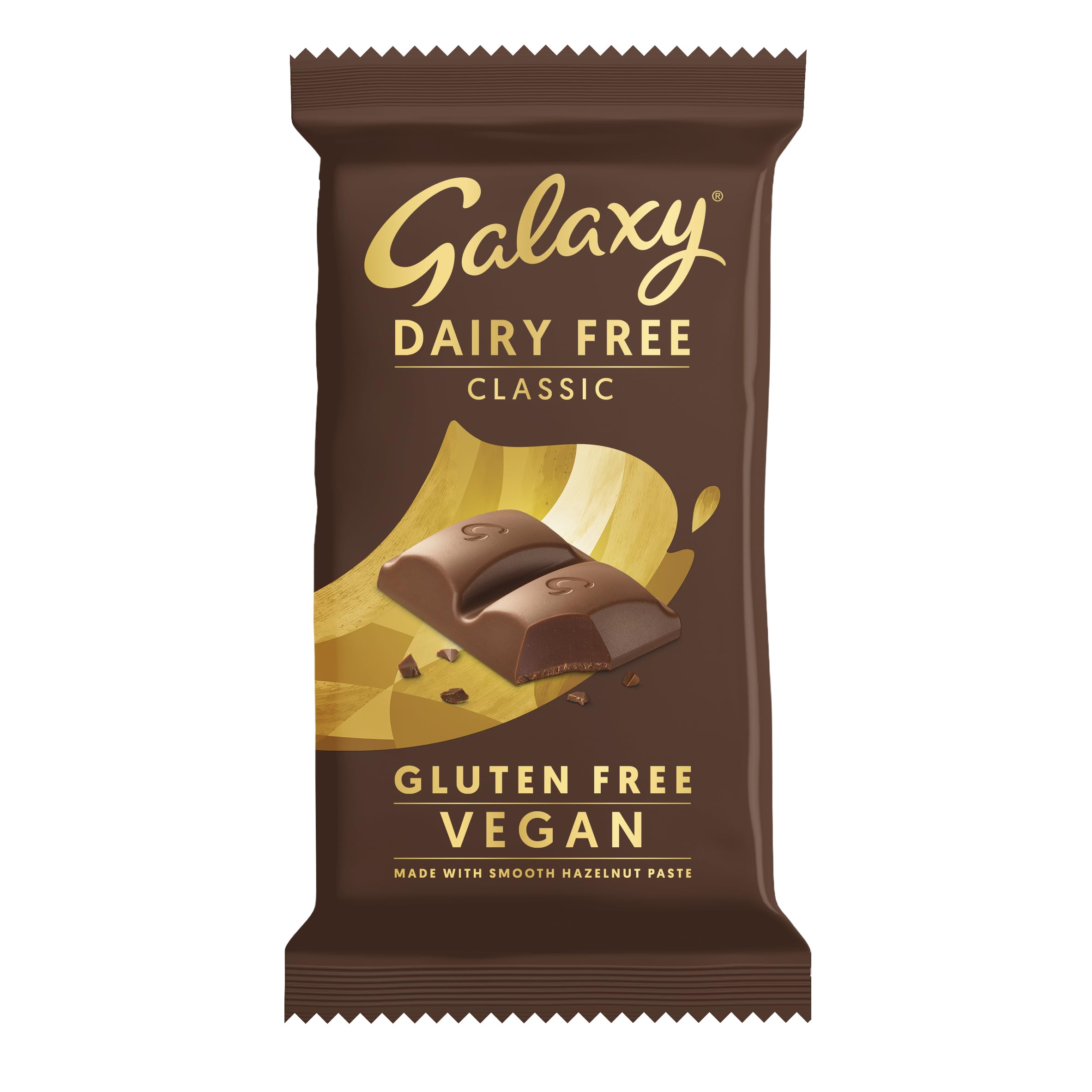 Galaxy Dairy Free Chocolate Bar – Vegan Chocolate with Hazelnut Paste