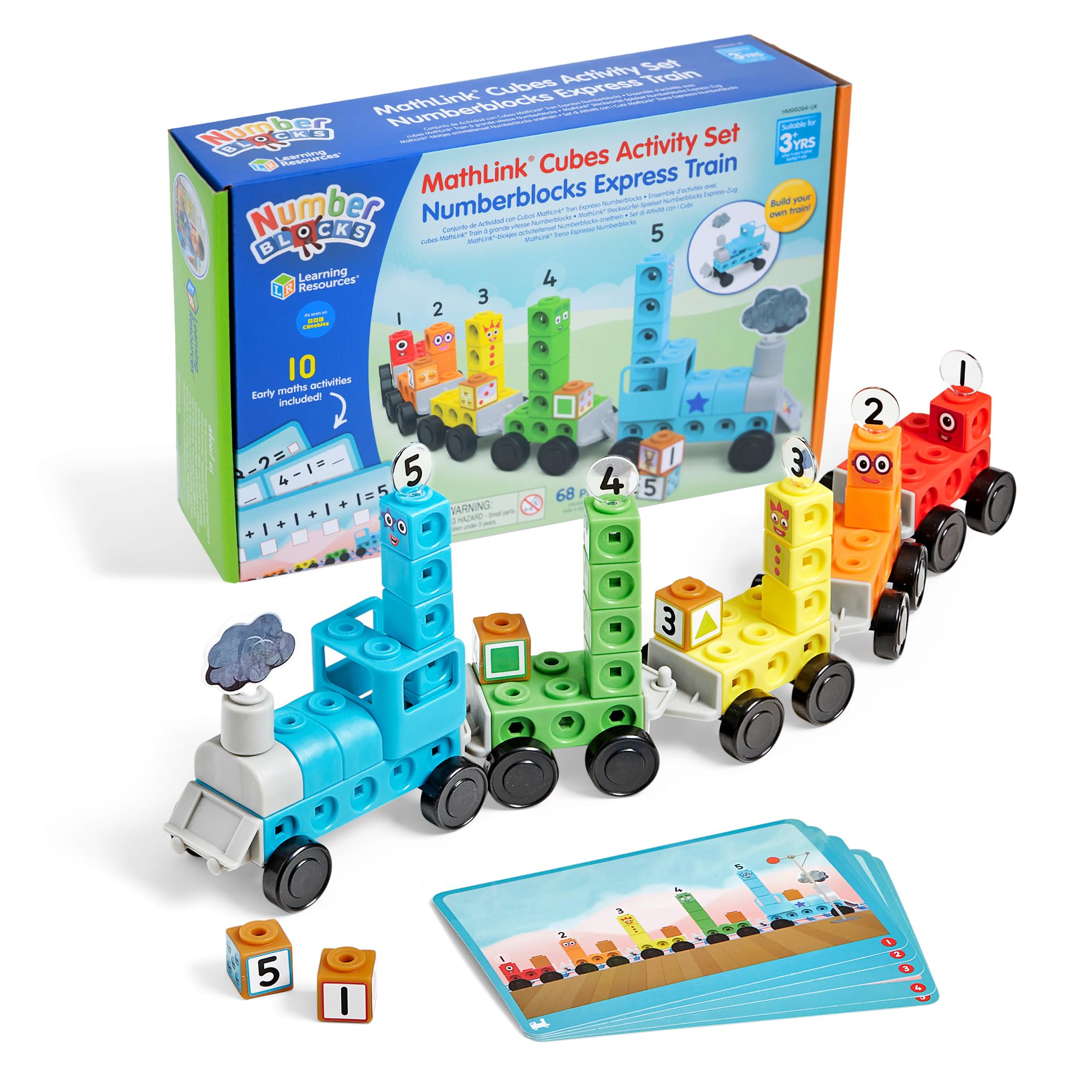 Numberblocks Express Train Activity Set - Educational Building Playset for Ages 3+