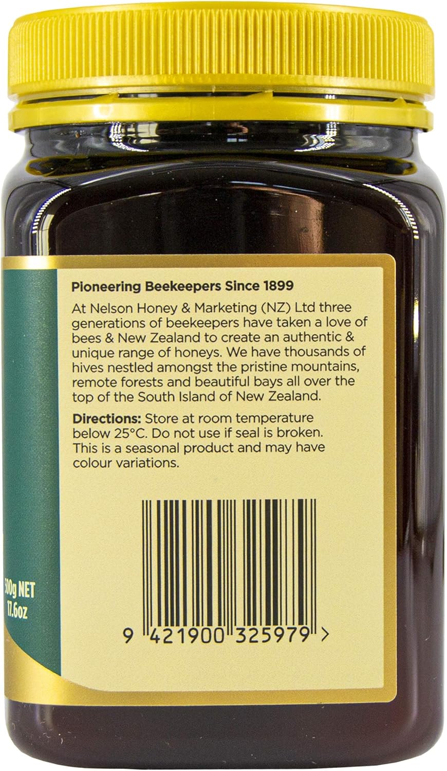 Nelson Honey Classic 30+mg Methylglyoxal Manuka Honey 500g