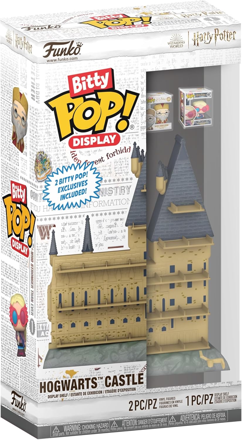 Funko Bitty POP! Display: Harry Potter - Hogwarts Castle - Albus Dumbledore™ Vinyl Figure