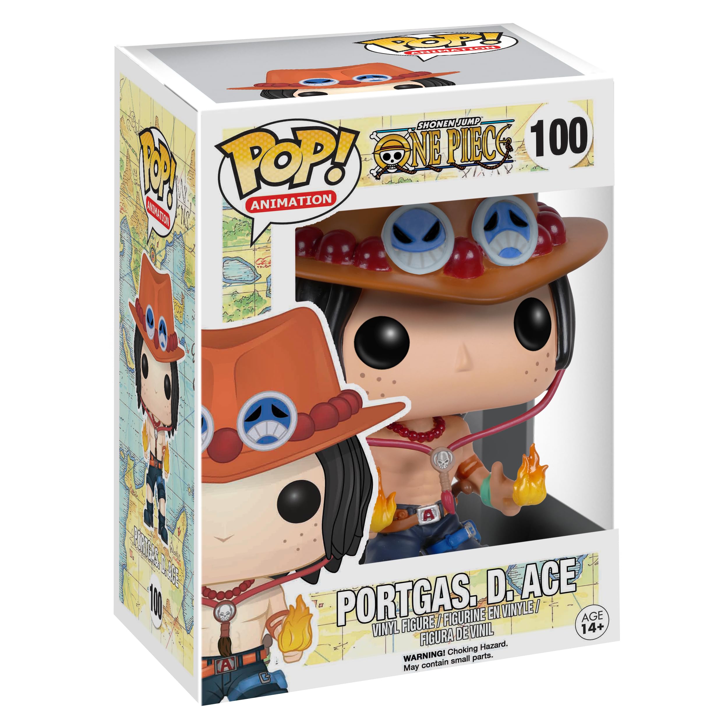 Funko Pop! Animation: One Piece - Portgas D. Ace Vinyl Figure (6358)