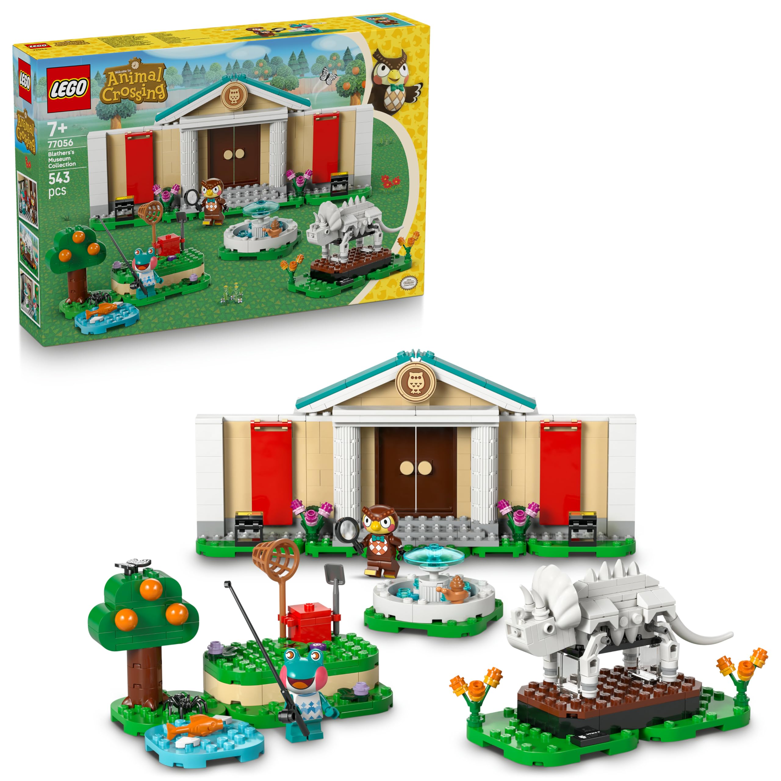LEGO Animal Crossing Blathers's Museum Collection 77056 - Building Set with Blathers and Lily Minifigures