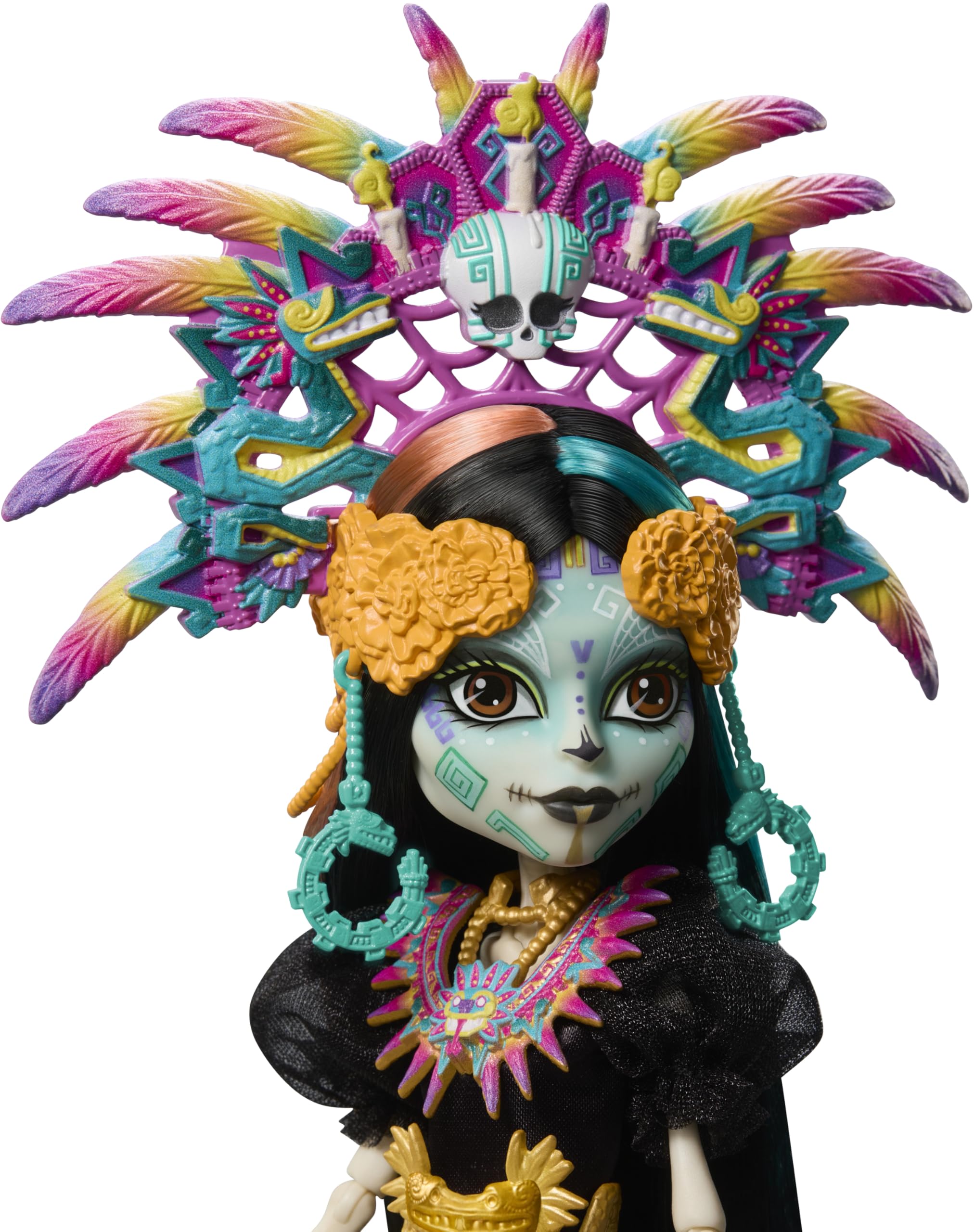 Monster High Skelita Calaveras Día de Muertos 2025 Collectible Doll - Aztec Design
