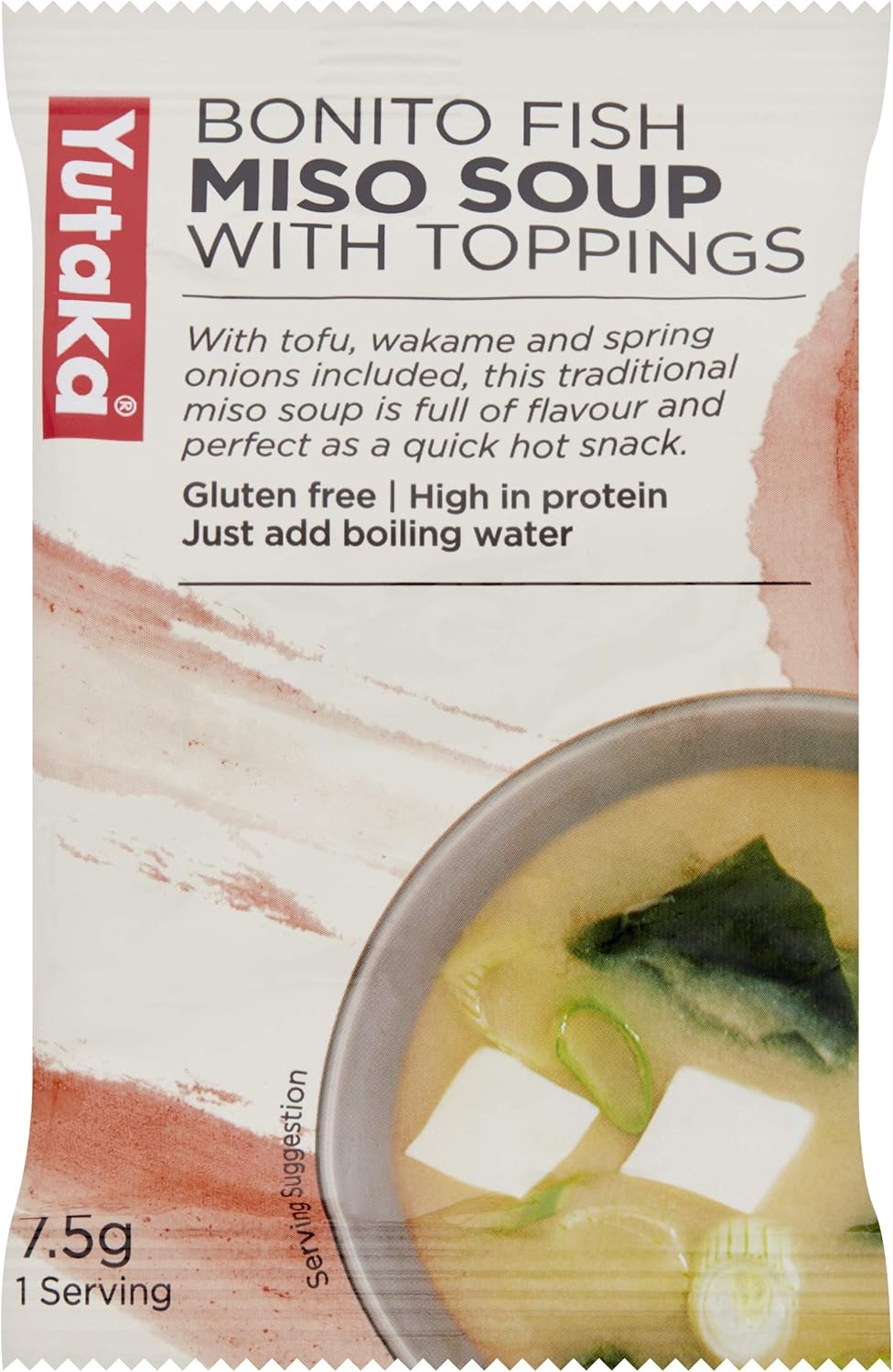 Yutaka Instant Miso Soup Bonito 7.5g (Pack of 10)