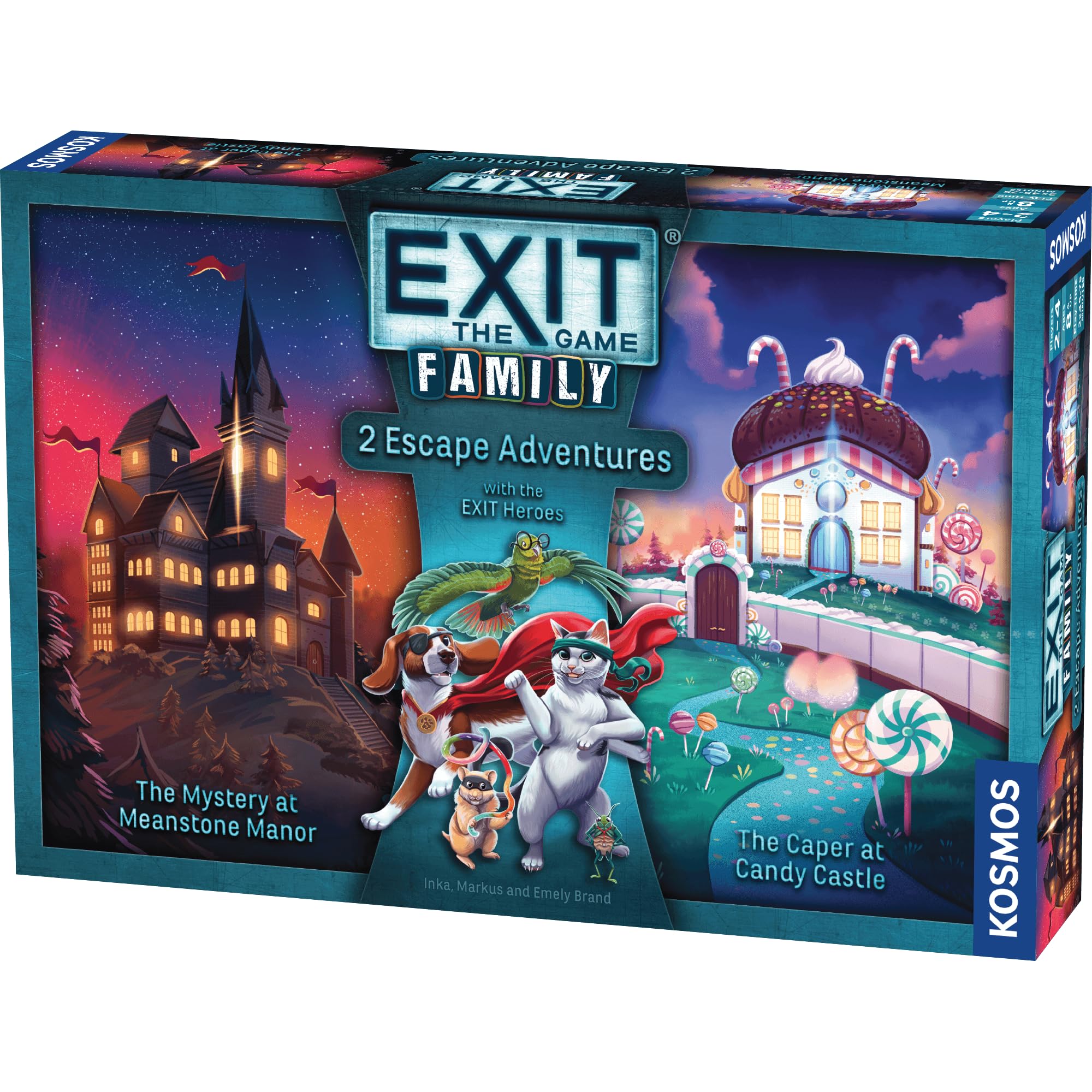 Thames & Kosmos EXIT: Family Heroes Card Game – 2 Escape Room Adventures