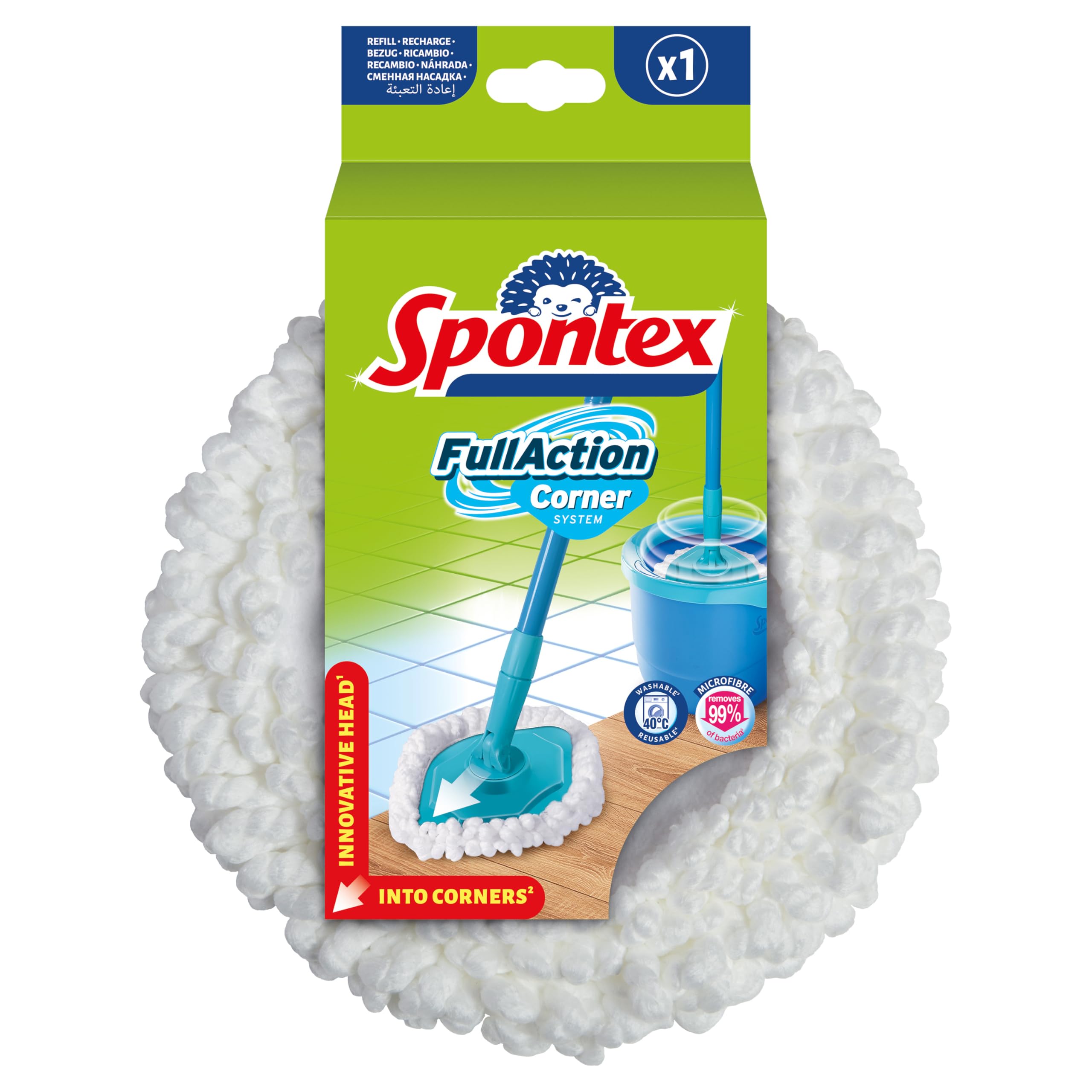 Spontex - Full Action Corner System Mop Head Refill