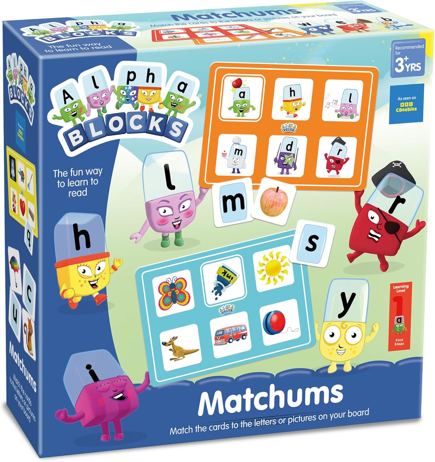 Alphablocks Matchums Learning Game - Match Letter and Picture Cards for Early Literacy