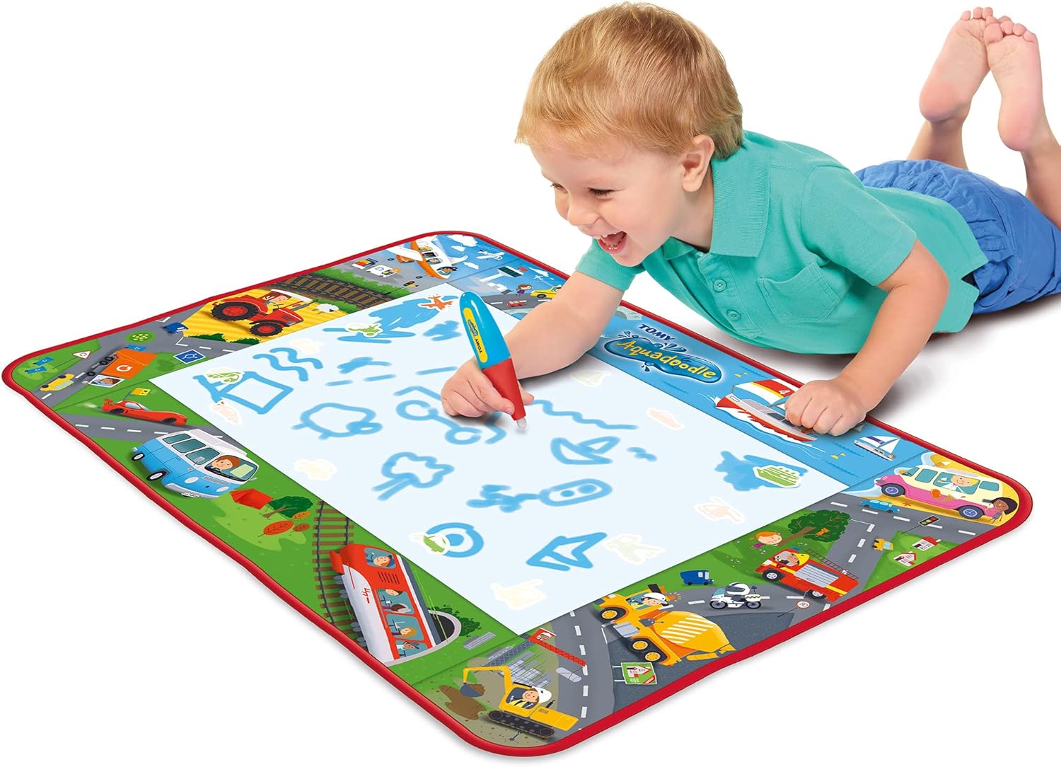 Aquadoodle Vehicle Adventure Doodle Mat - Mess-Free Water Drawing Toy for Toddlers