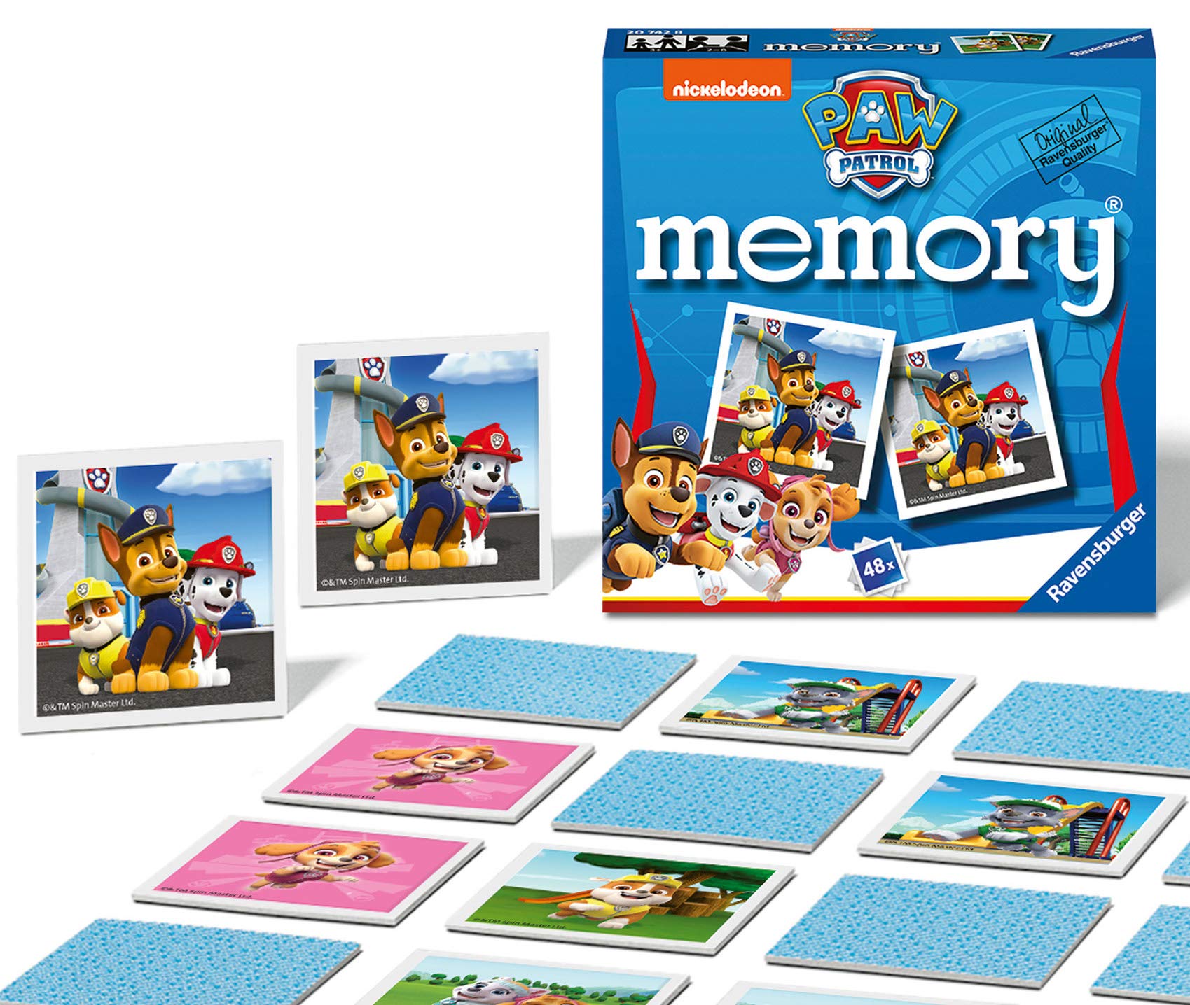 Ravensburger Paw Patrol Mini Memory Game - Matching Card Game for Kids