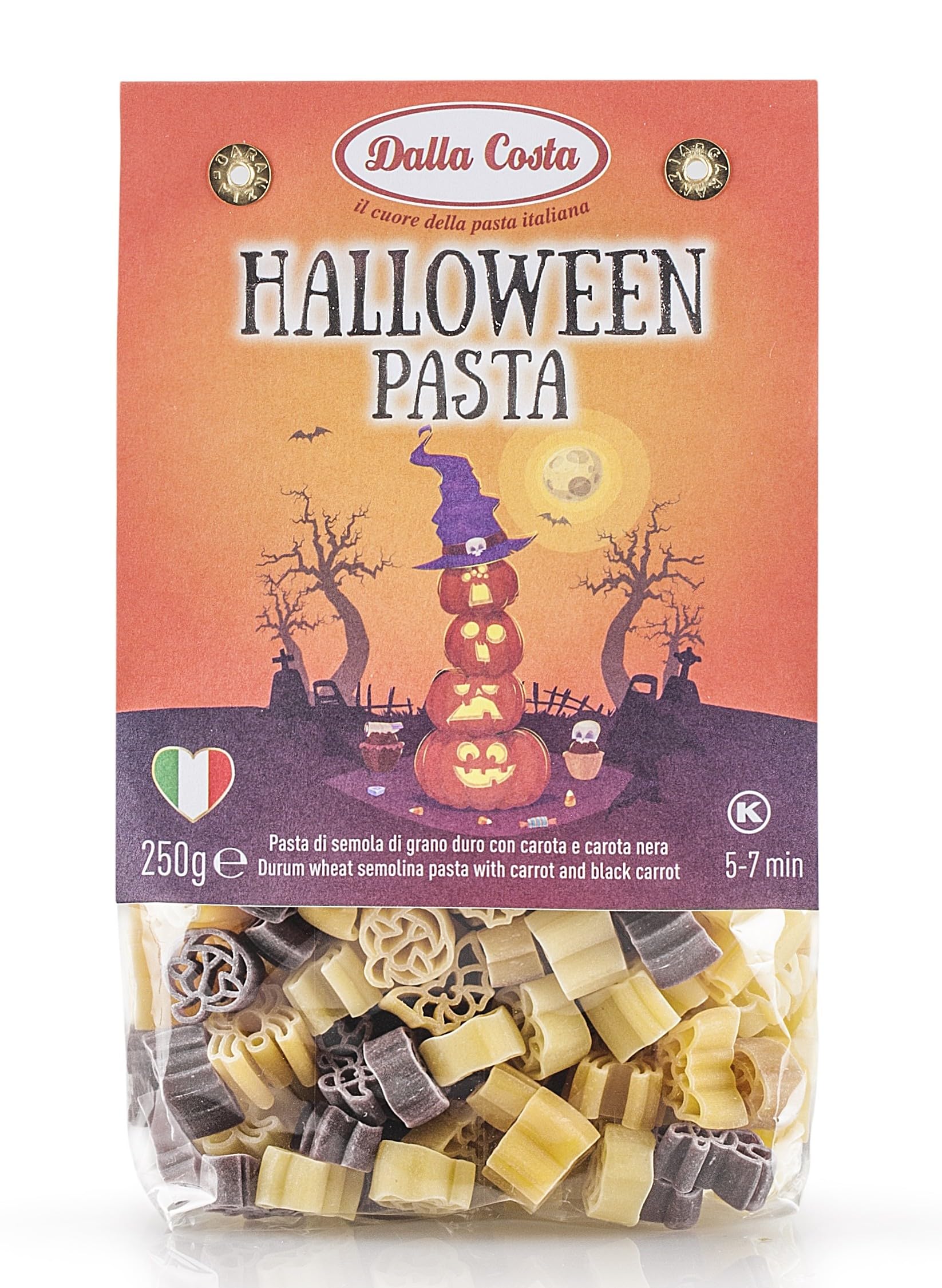 Dalla Costa Halloween Tricolour Pasta 250g