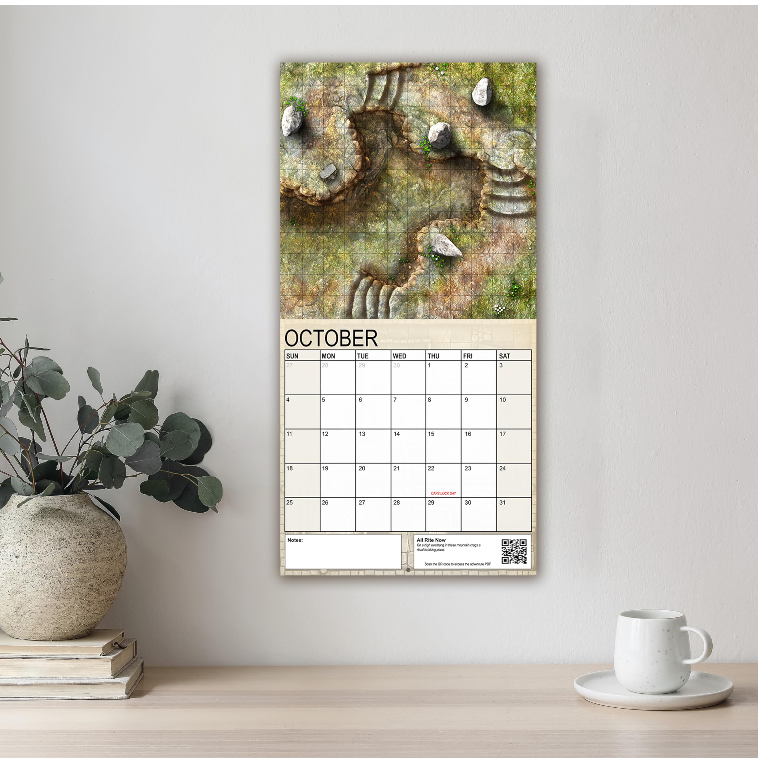 Loke Battlemats Calendar of Many Adventures 2026