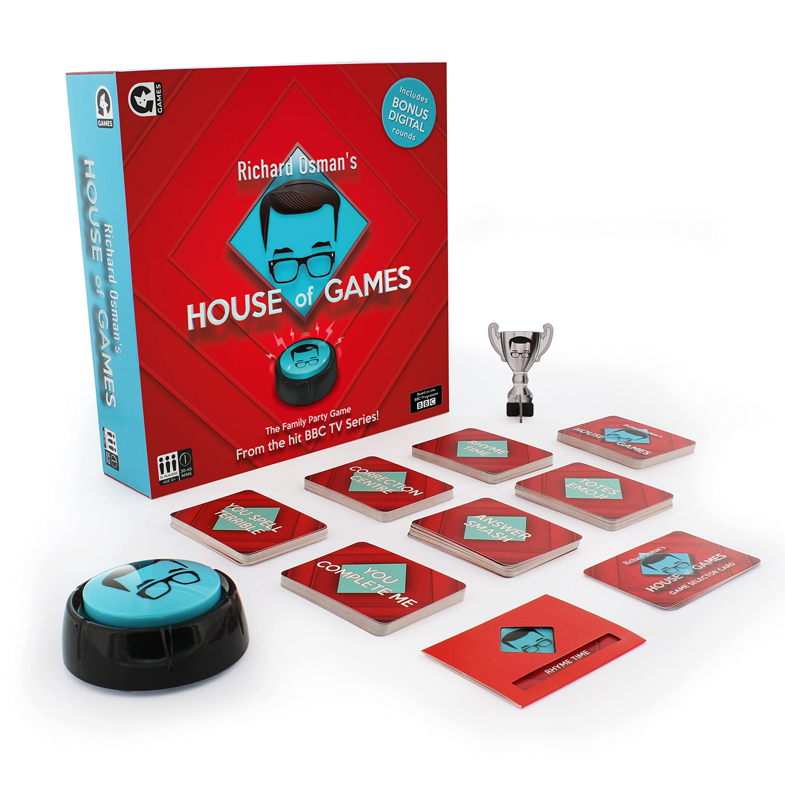 Ginger Fox Richard Osman's House of Games Board Game - BBC Series Family Party Game
