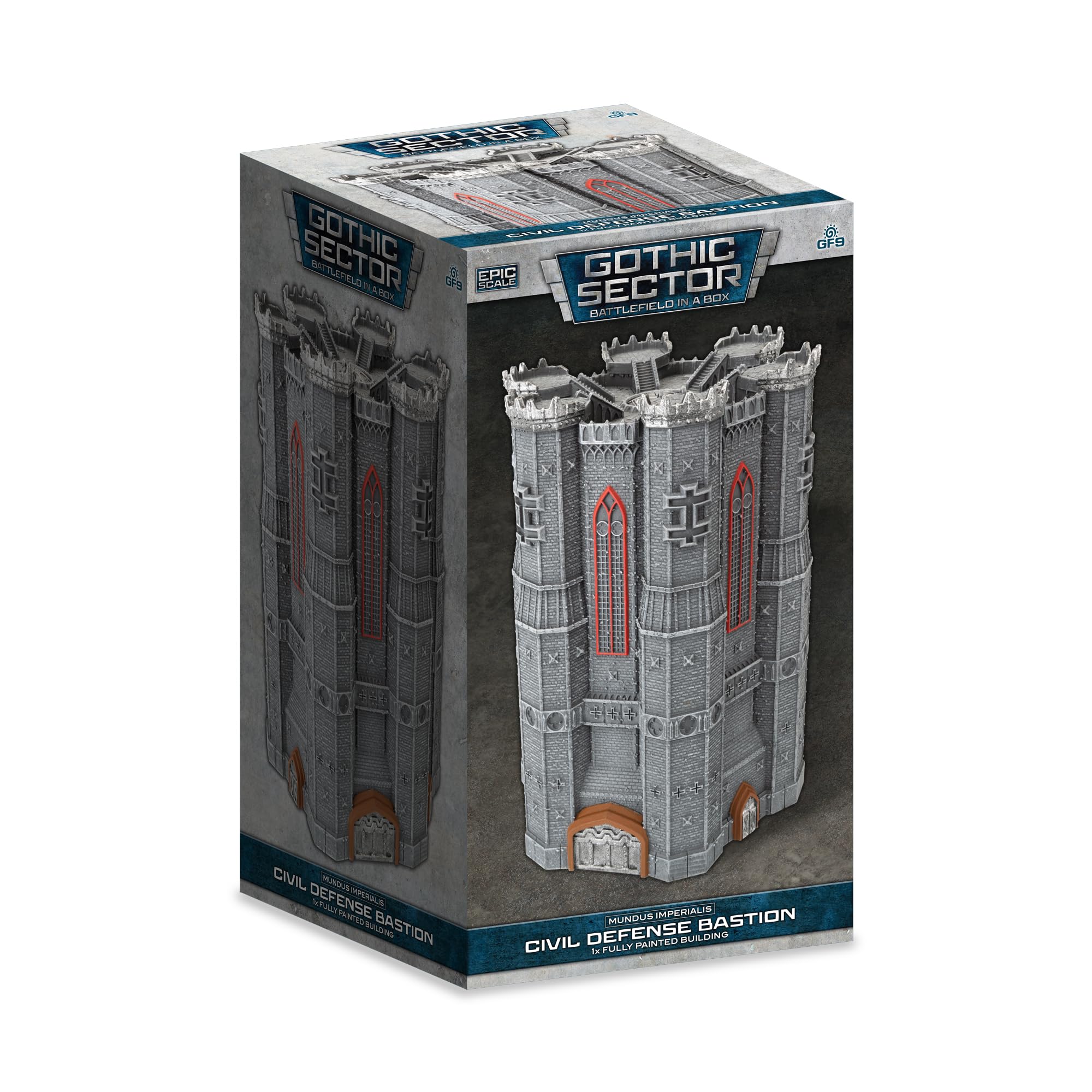 Gale Force Nine Mundus Imperialis Civil Defense Bastion Terrain (6mm / 1:285 Scale)