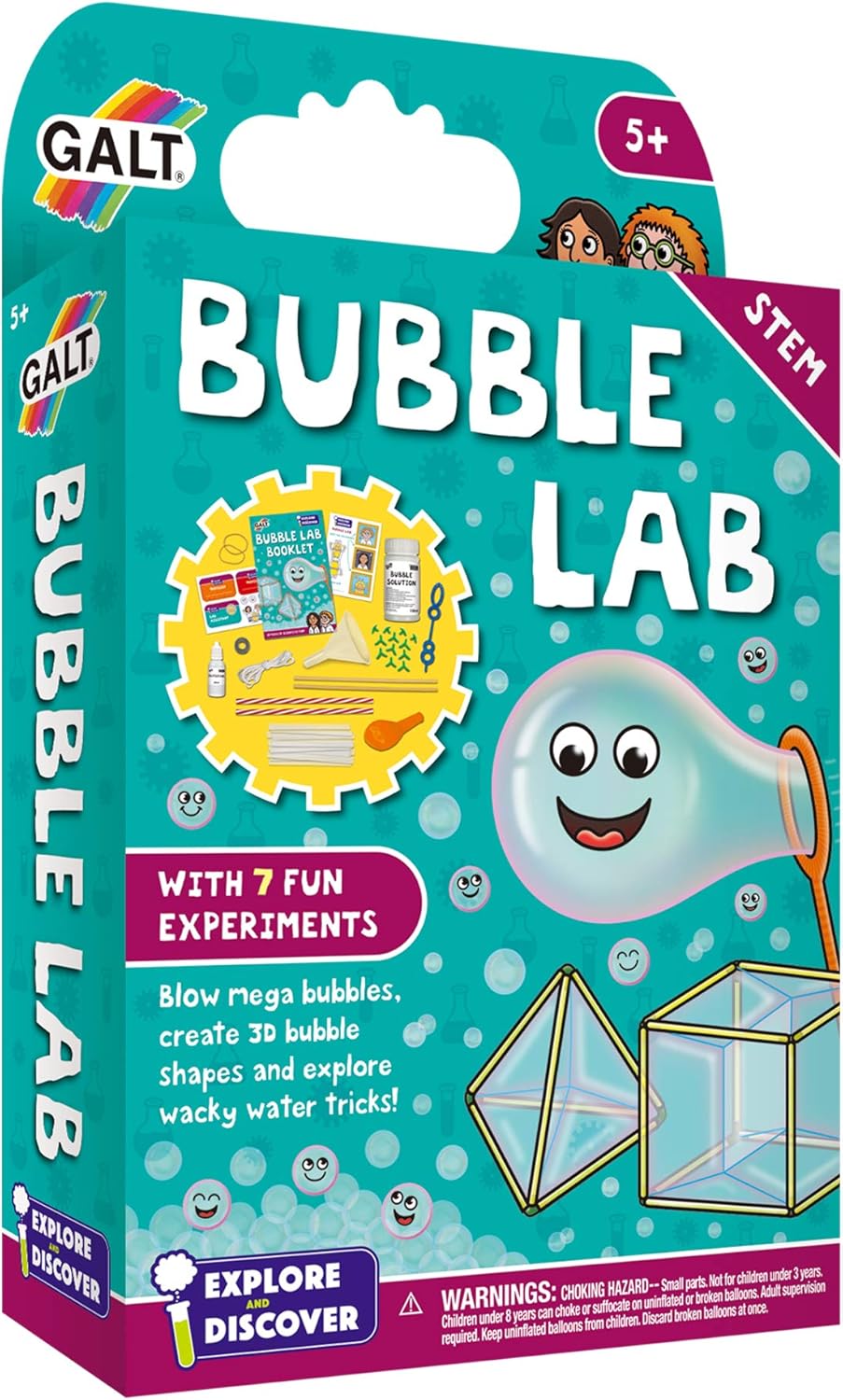 Galt Toys Bubble Lab - STEM Science Kit for Kids Ages 5-10