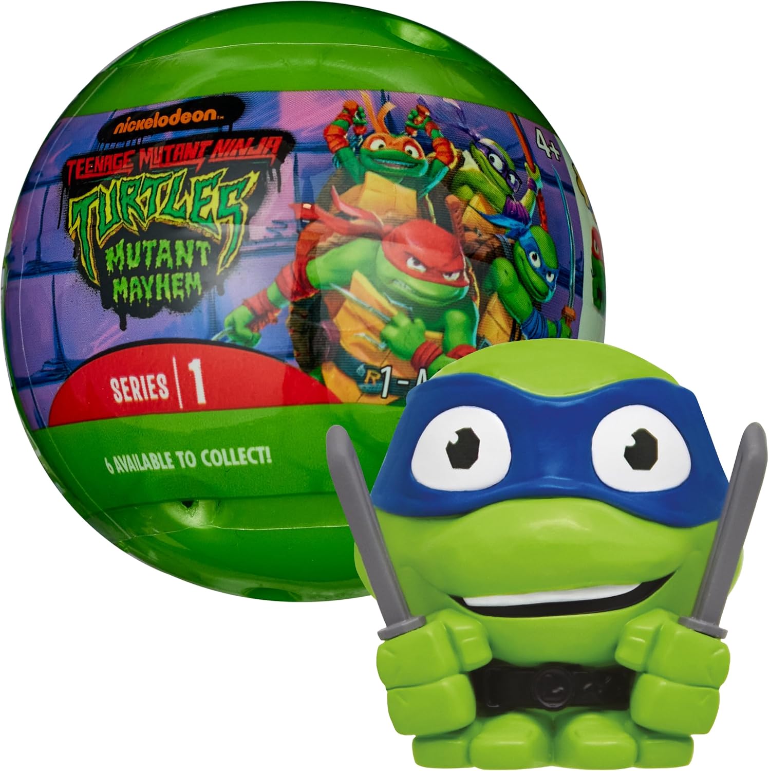 Mash"ems 53736 - Squishy TMNT Mutant Mayhem Figure Capsule