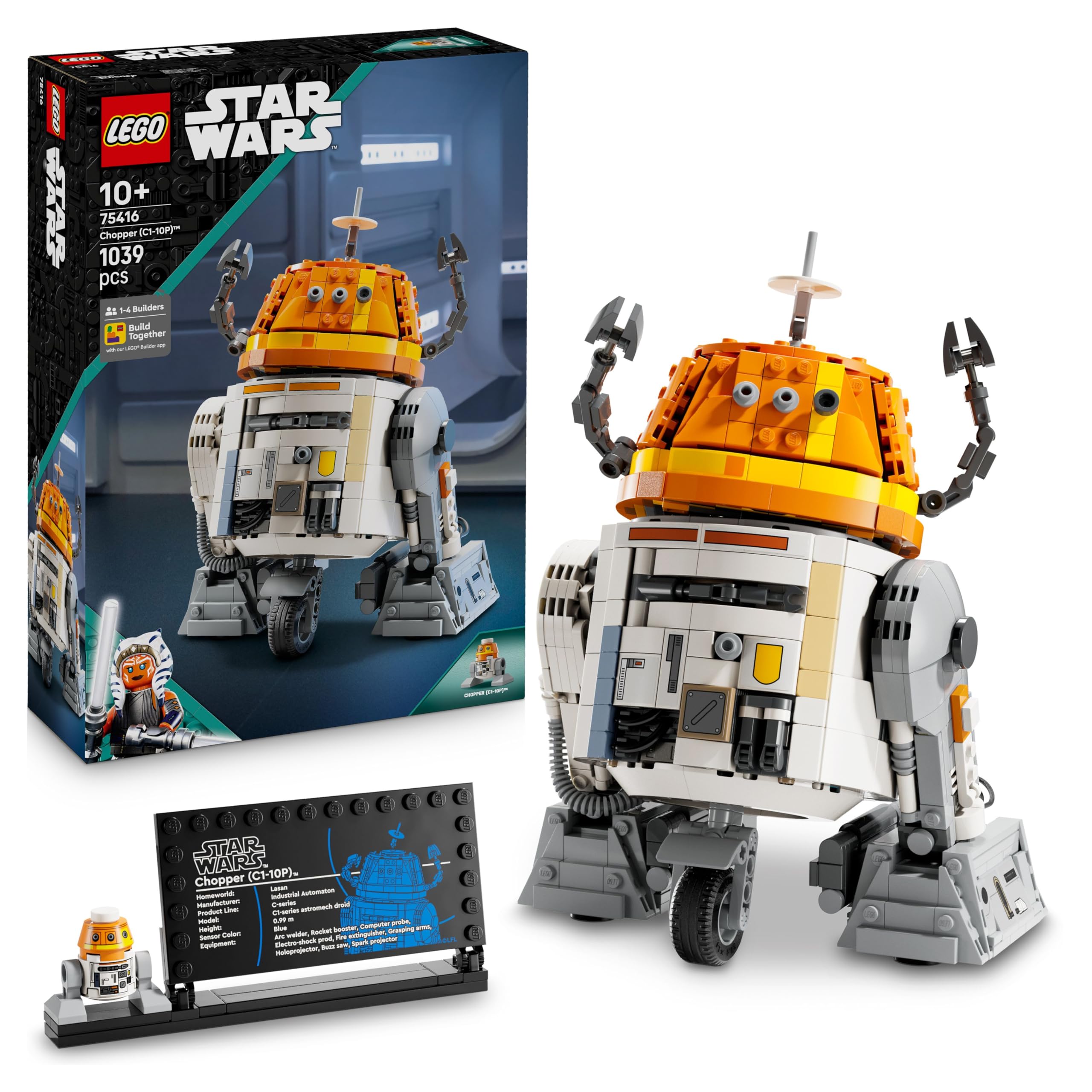 LEGO Star Wars 75416 Chopper (C1-10P) Astromech Droid Building Set - 10+ Years