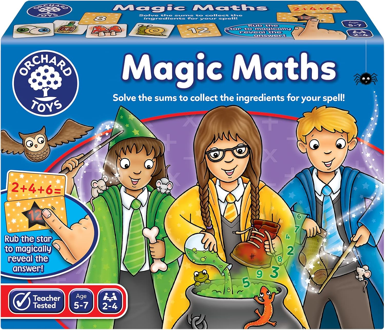 Orchard Toys Magic Maths Game Board Game