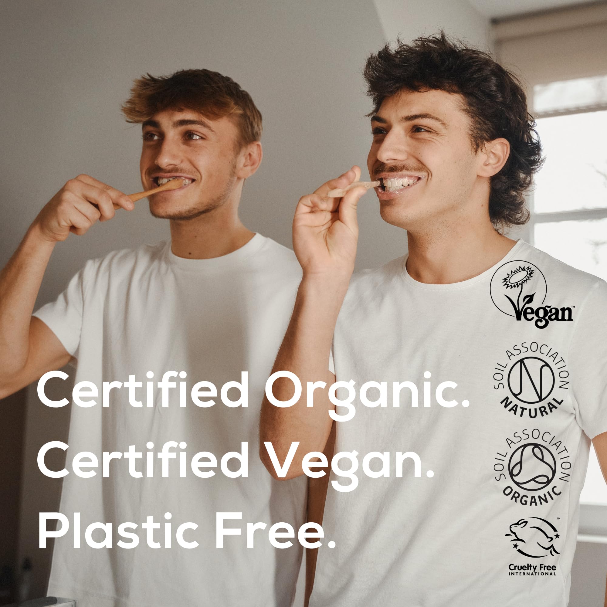 Georganics Peppermint Chewing Gum - 30 Pieces - Sugar-Free, Natural & Biodegradable