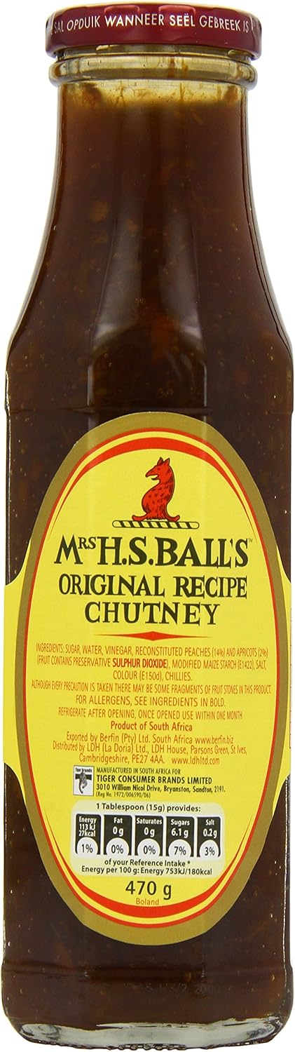 Mrs H.S. Ball's Original Recipe Chutney, 470g
