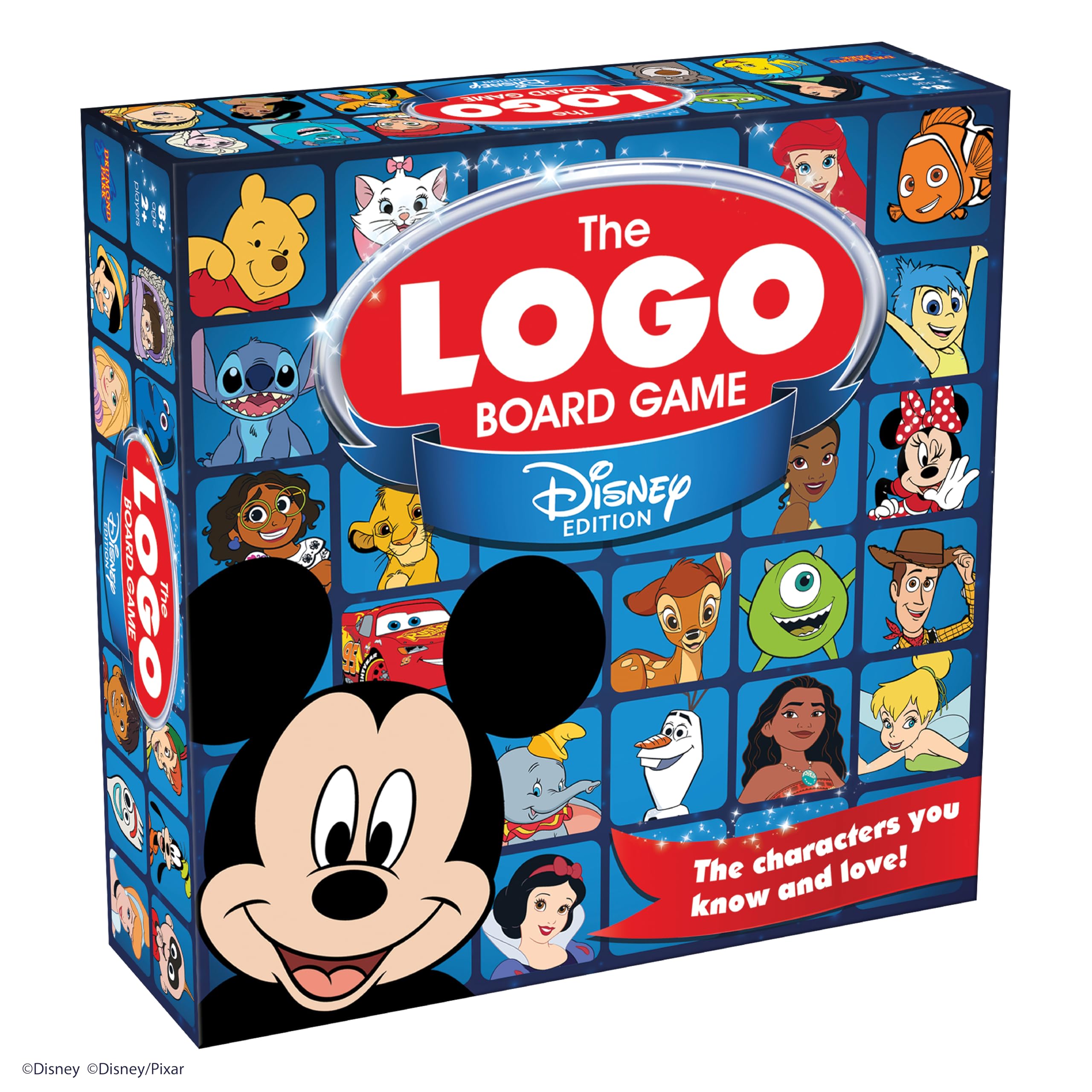 Tomy The LOGO Board Game Disney Edition - Family Trivia Game with 400 Cards