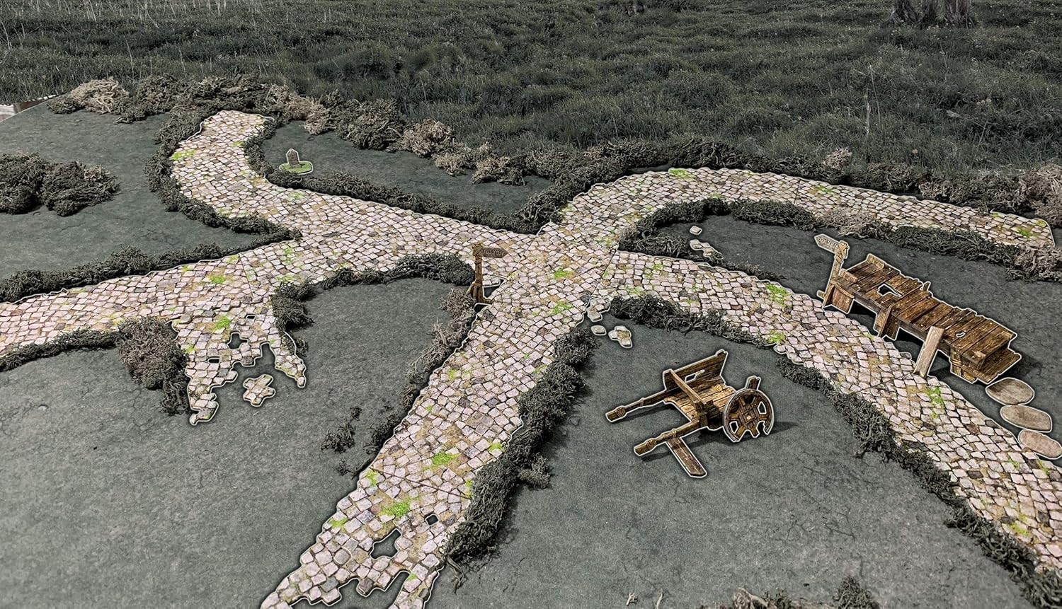 Battle Systems Fantasy Roads & Rivers Modular Scenery for Tabletop Wargames