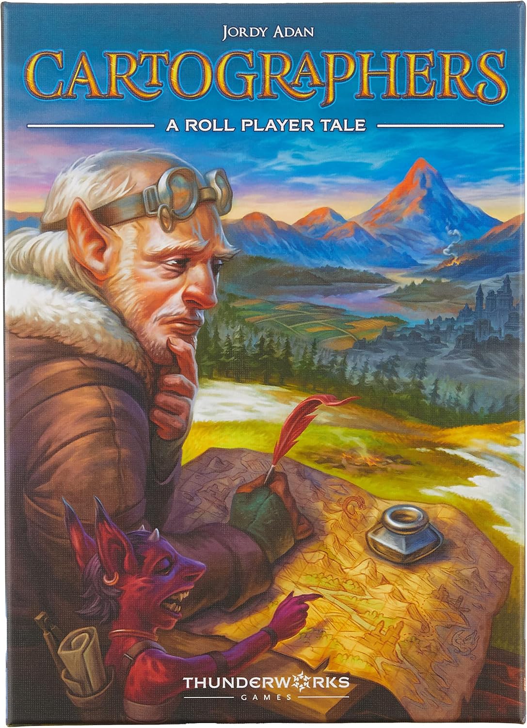 Thunderworks Games Cartographers: A Roll Player Tale Board Game