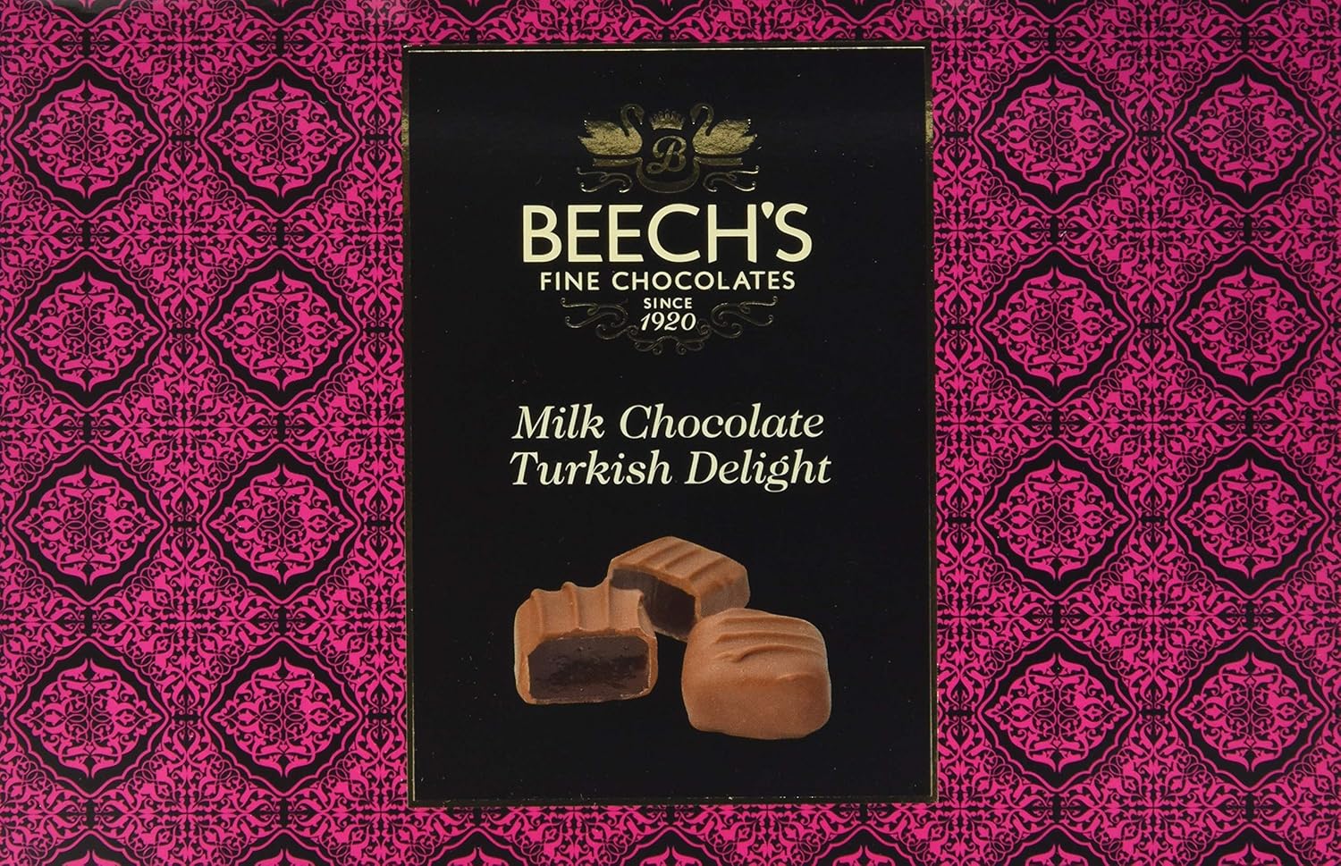 Beech's Turkish Delight 150g - Rose Flavoured Milk Chocolate Covered Confectionery